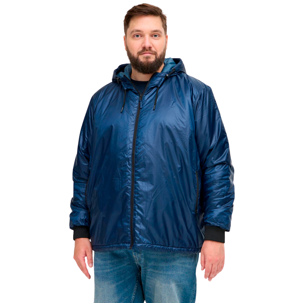 Stilfuld Plus Size Overgangsjakke til Mænd - Komfort og Kvalitet