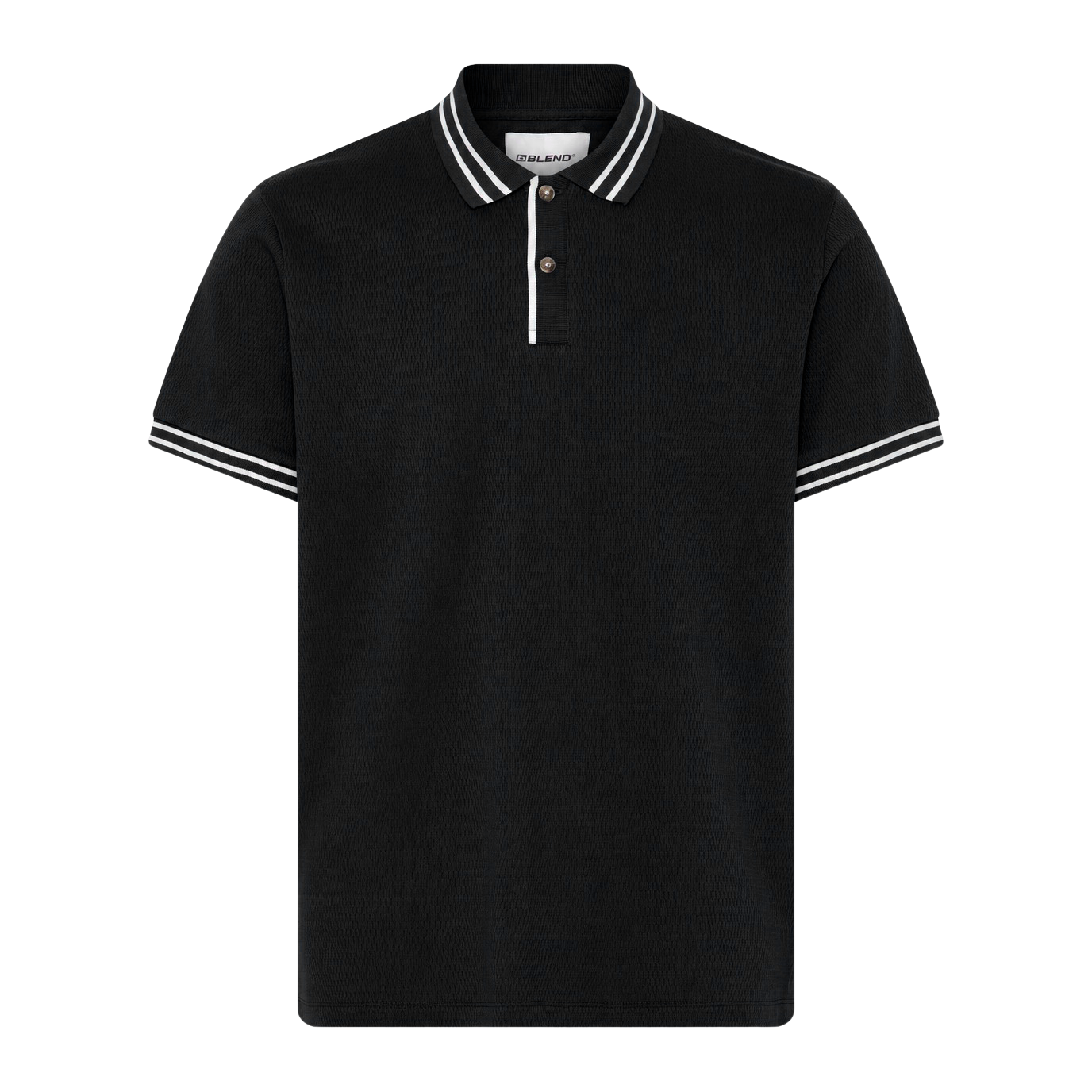 Blend Herre Polo Black Beauty    i Store Plus Size Størrelser