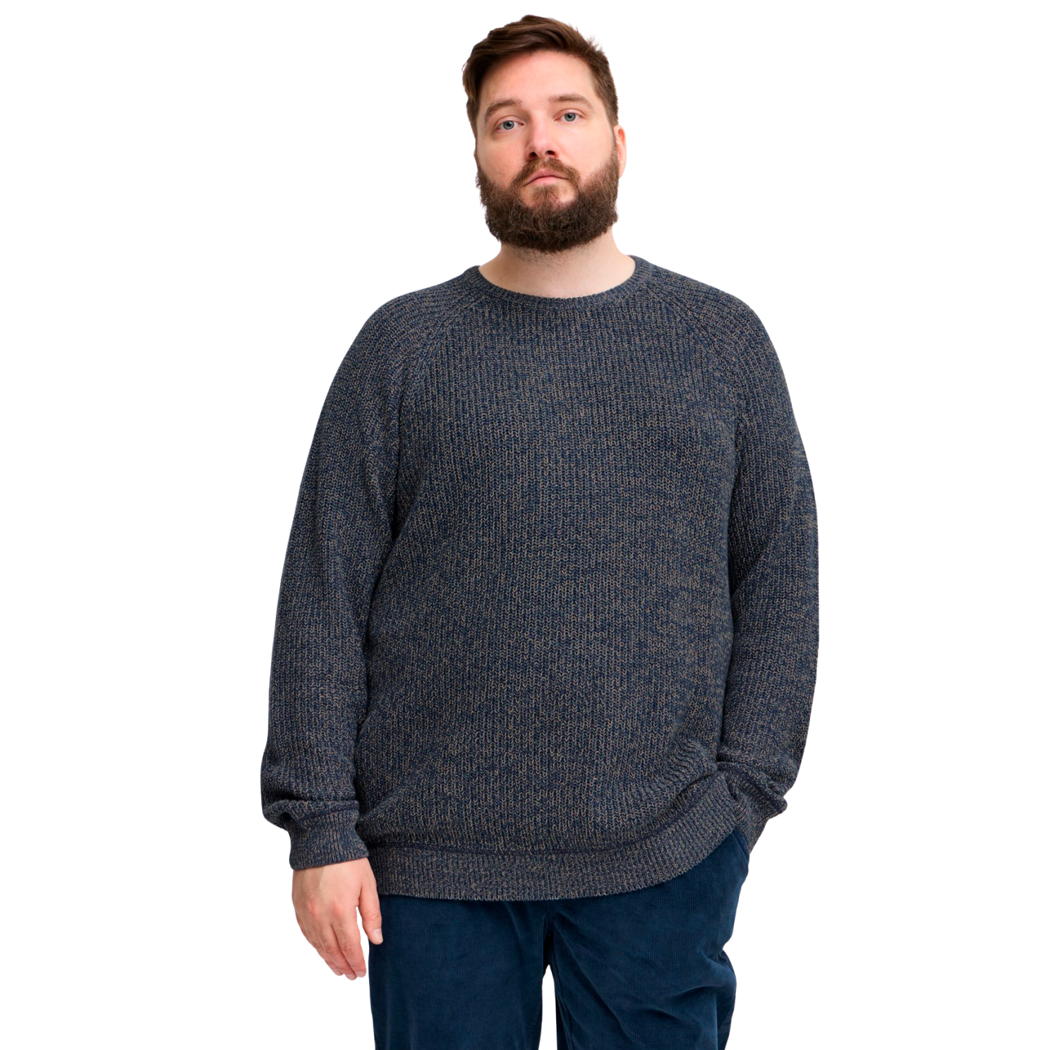 Blend Plus Size Striktrøje – Dress Blues Tilbud!