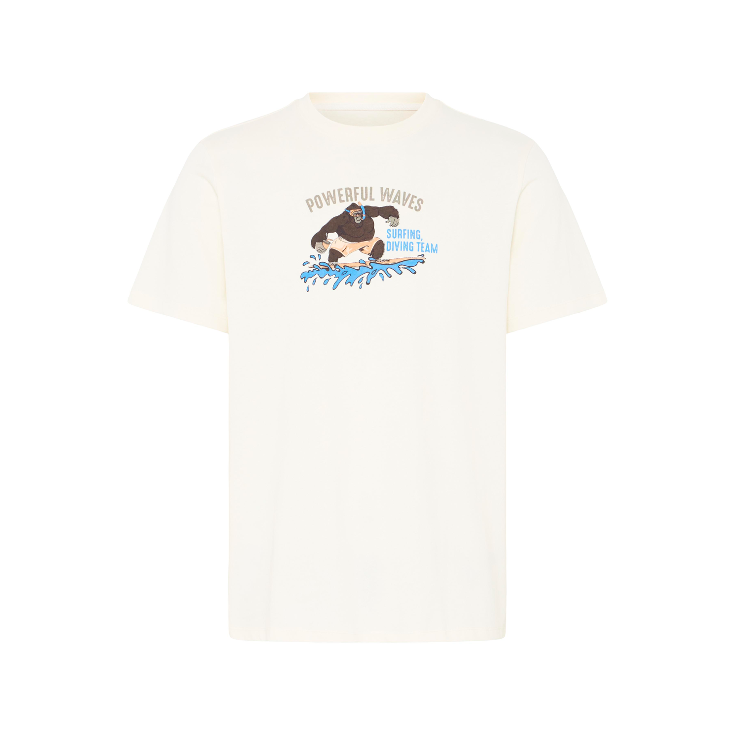 Blend Karsten Herre -shirt Gorilla Vanilla Ice i Store Plus Size Størrelser