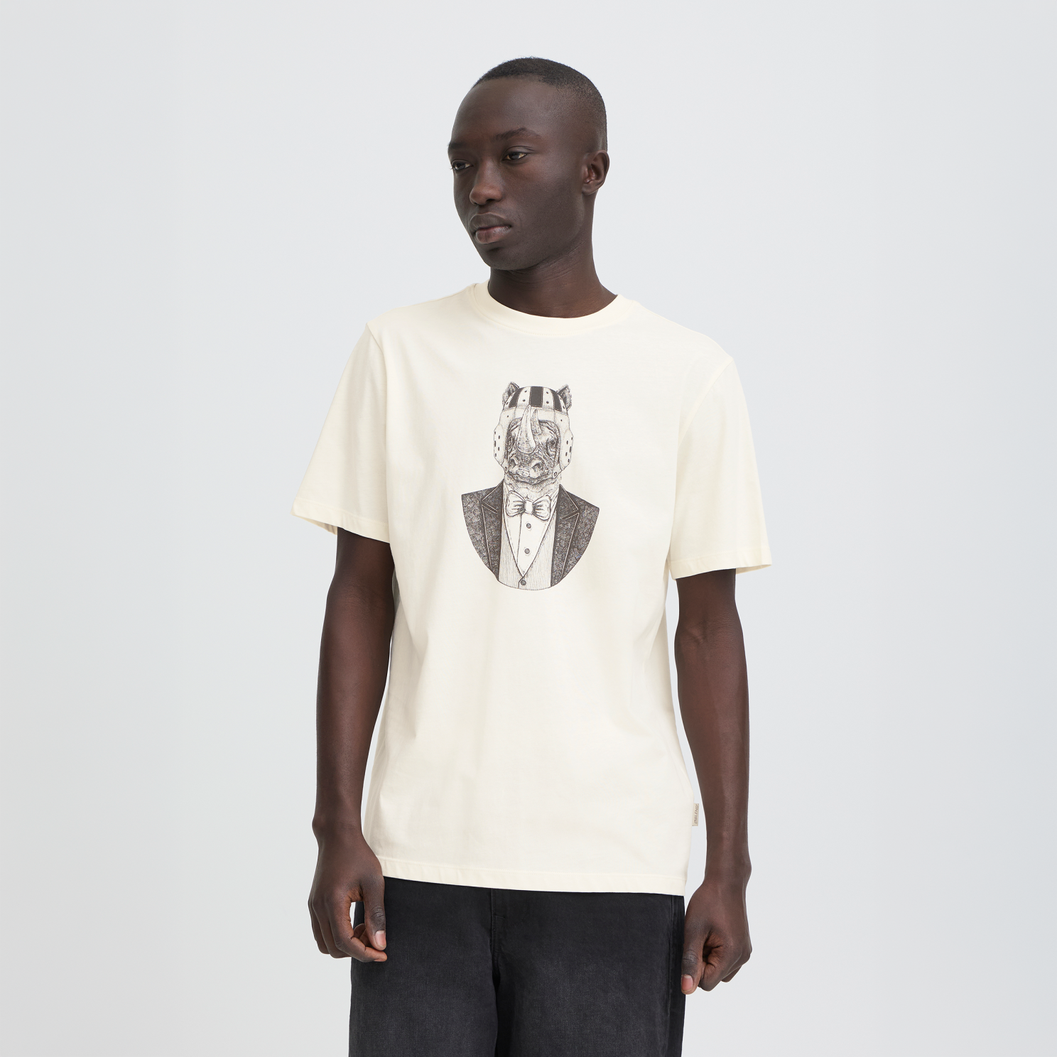 Blend Kay Herre  -shirt Vanilla Ice    i Store Plus Size Størrelser