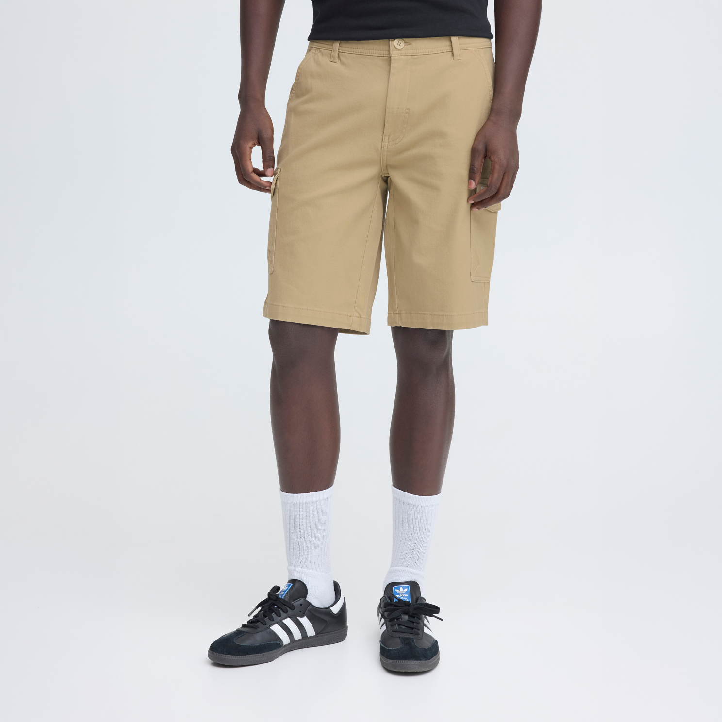 Blend Mason Herre Shorts Cornstalk   i Store Plus Size Størrelser