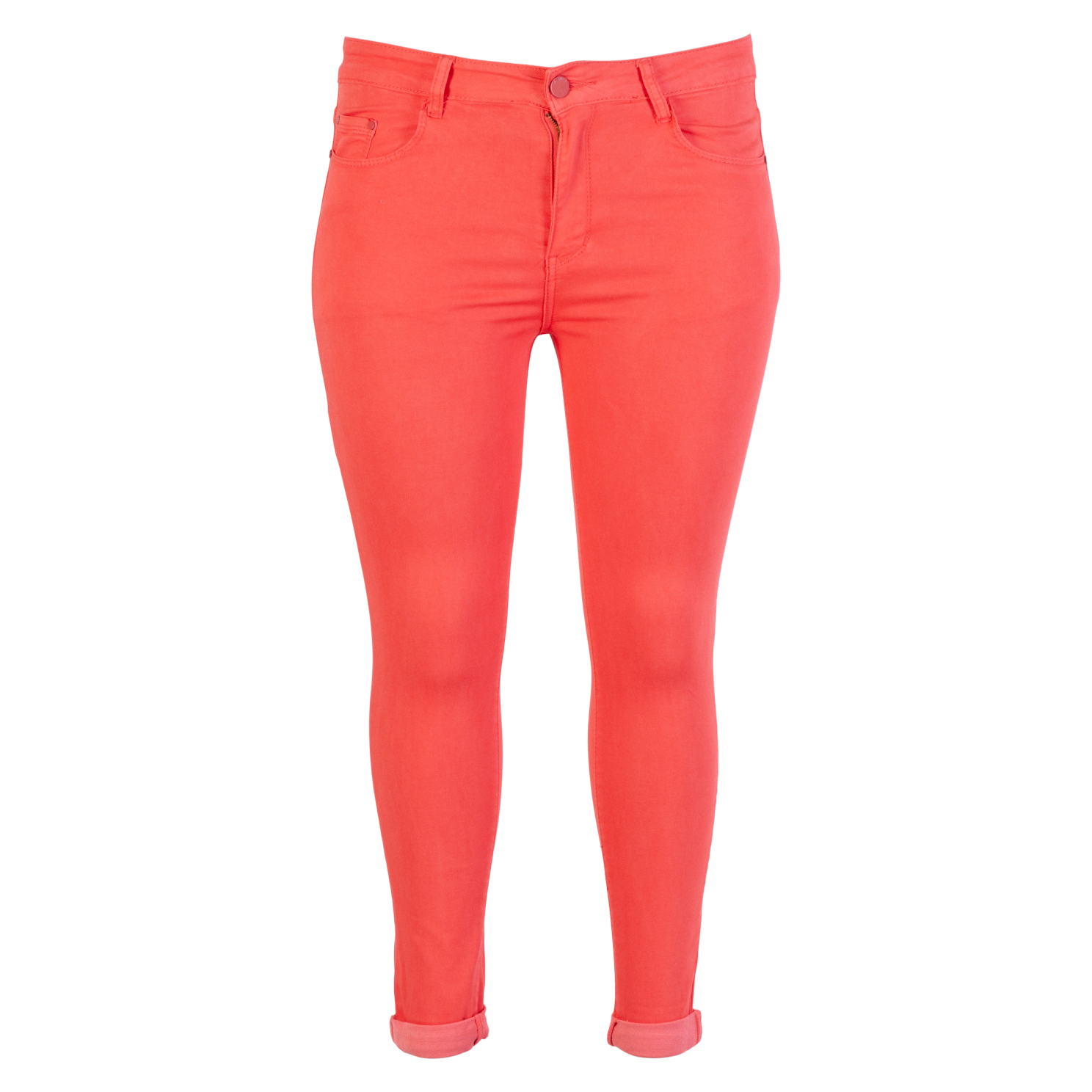 Røde Plus Size Jeans til Dame – Stilfuld og Komfortabel!