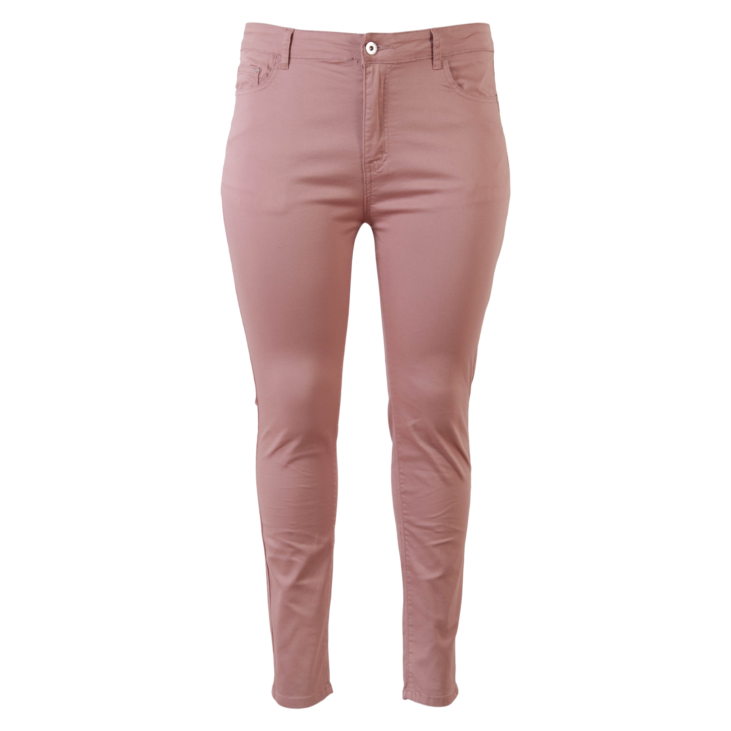 Rosa Plus Size Jeans til Dame – Komfort og Stil i Én!