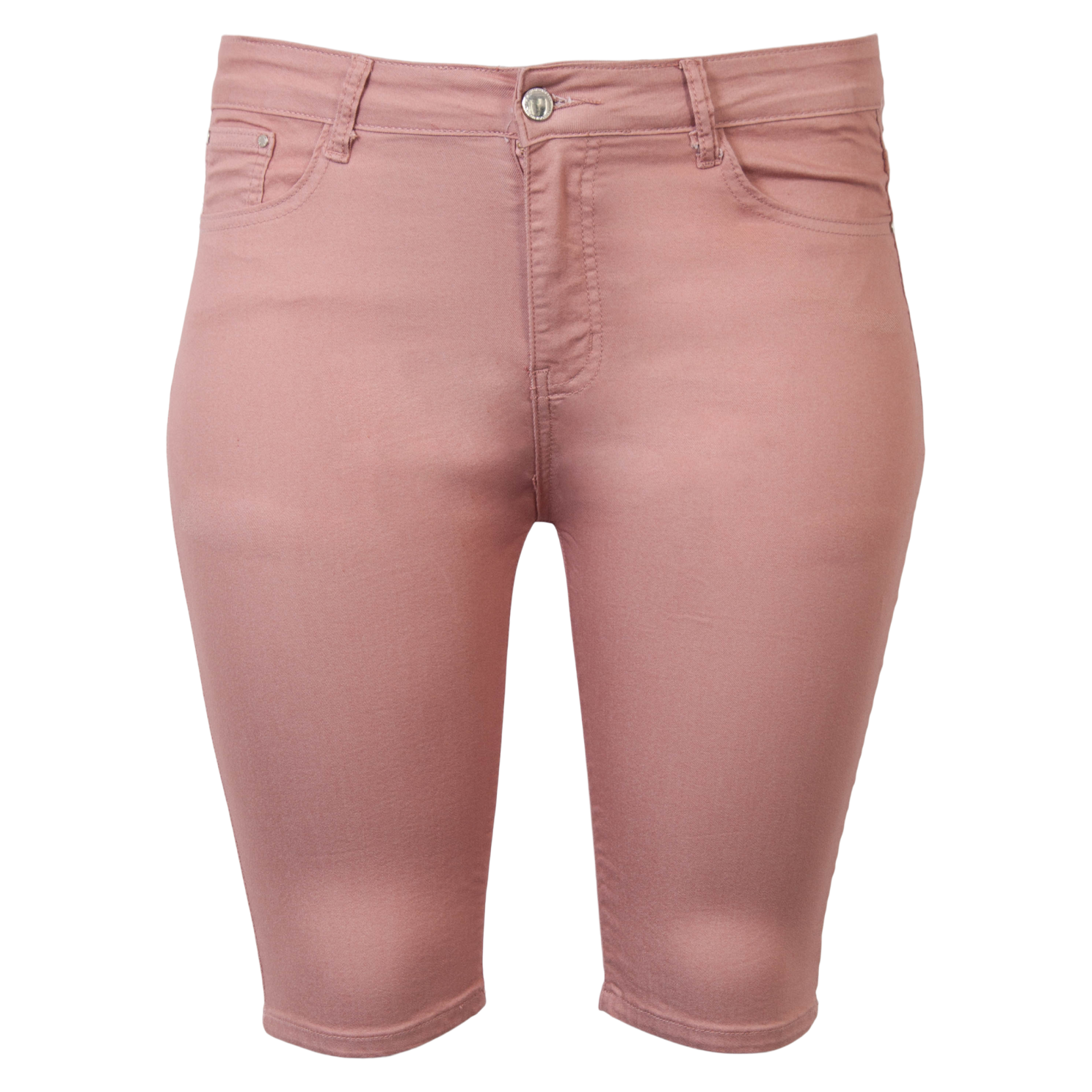 Moderne Plus Size Dame Shorts i Rose – Stil og Komfort