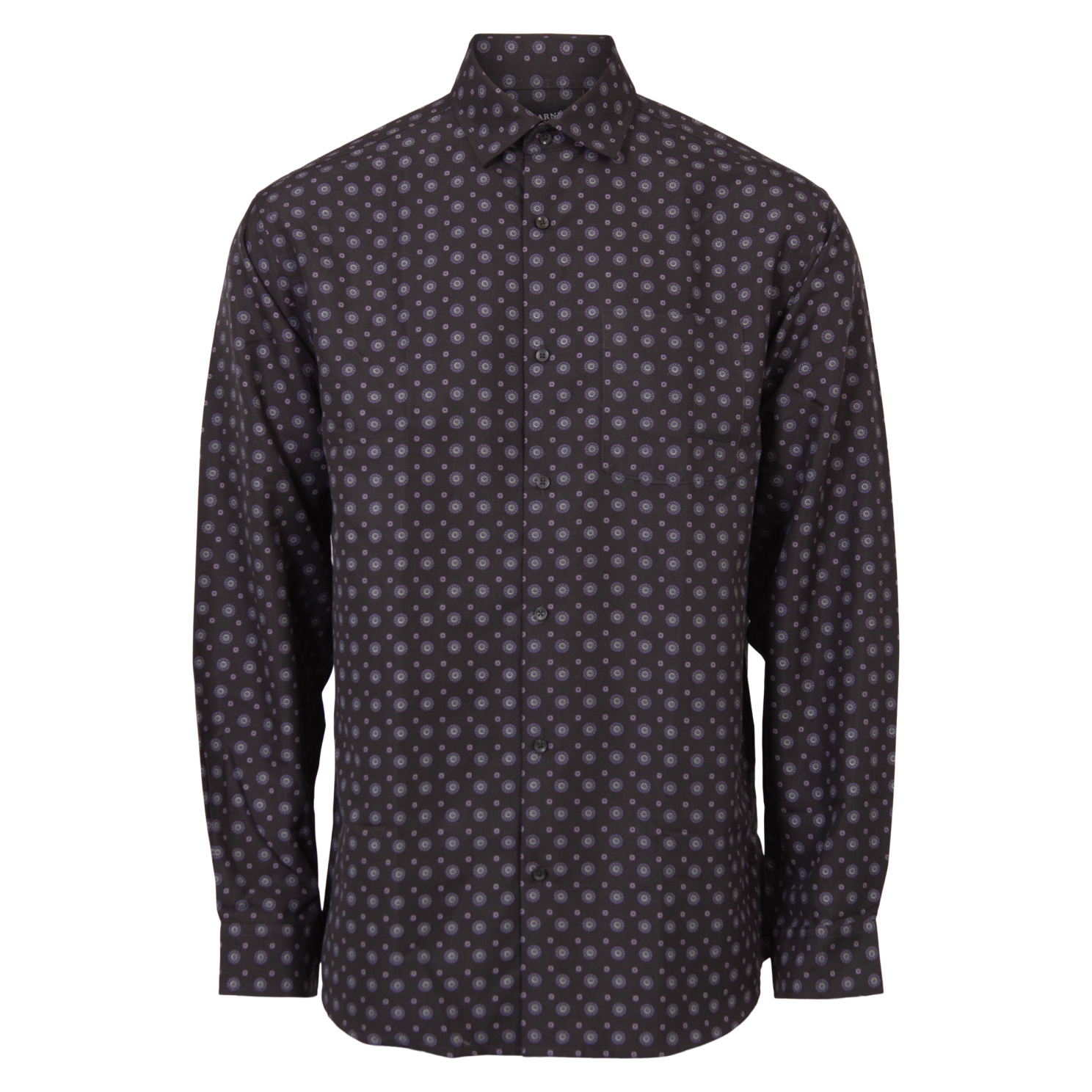 Carnét Bernhard Herreskjorte Plus Size - Charcoal Tilbud