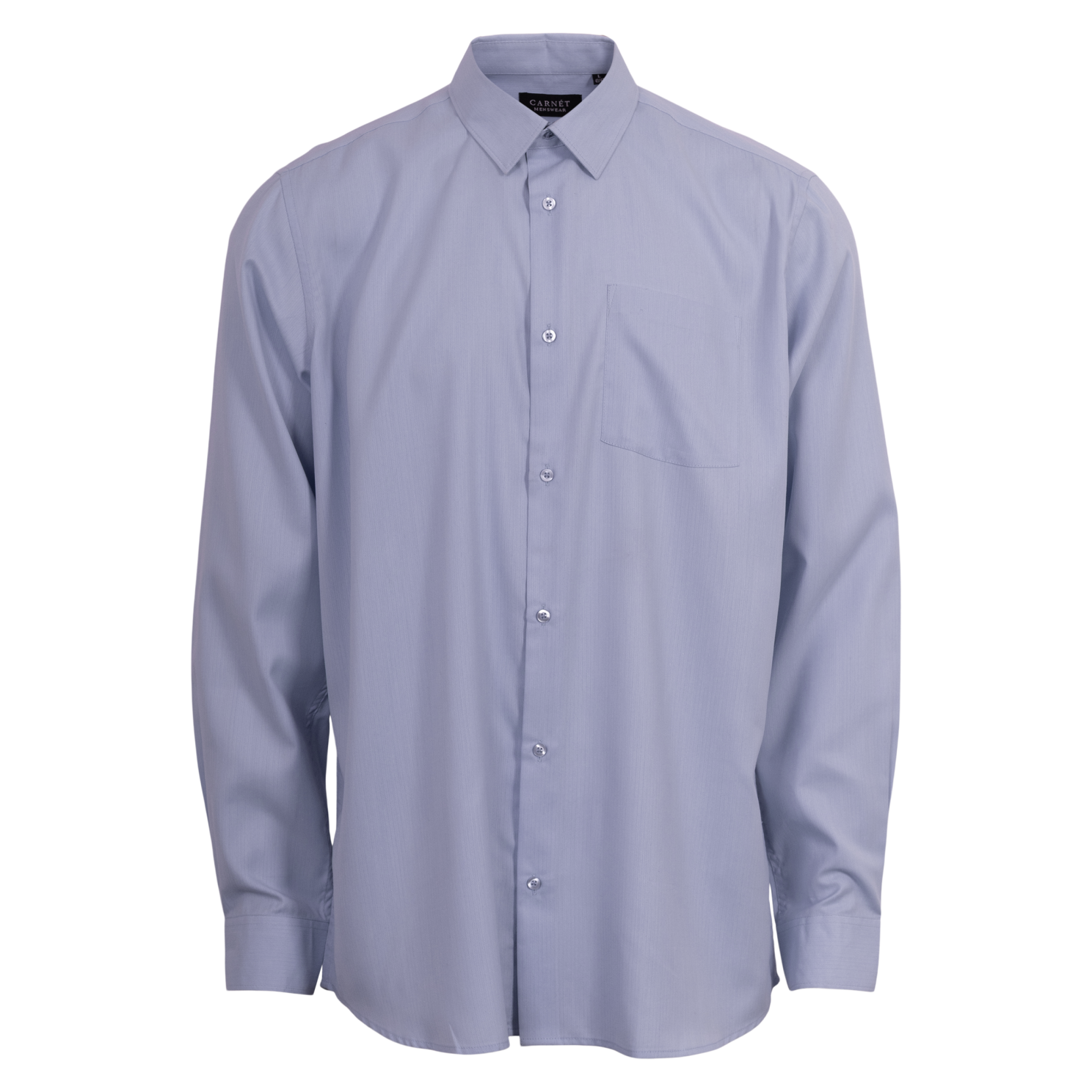 Carnét Jake Herre Skjorte Light Blue    i Store Plus Size Størrelser