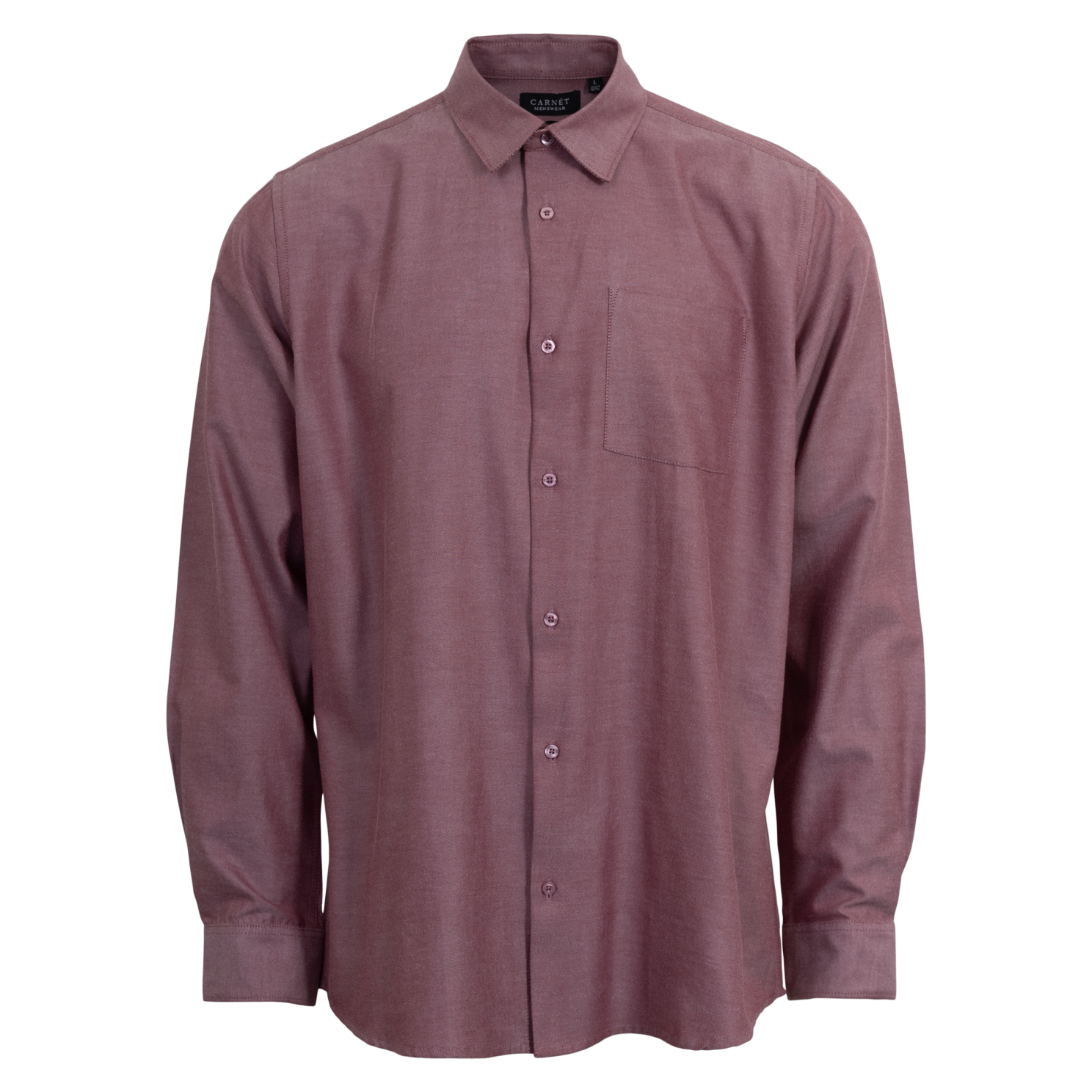 Carnét Jake Herre Skjorte Red   i Store Plus Size Størrelser