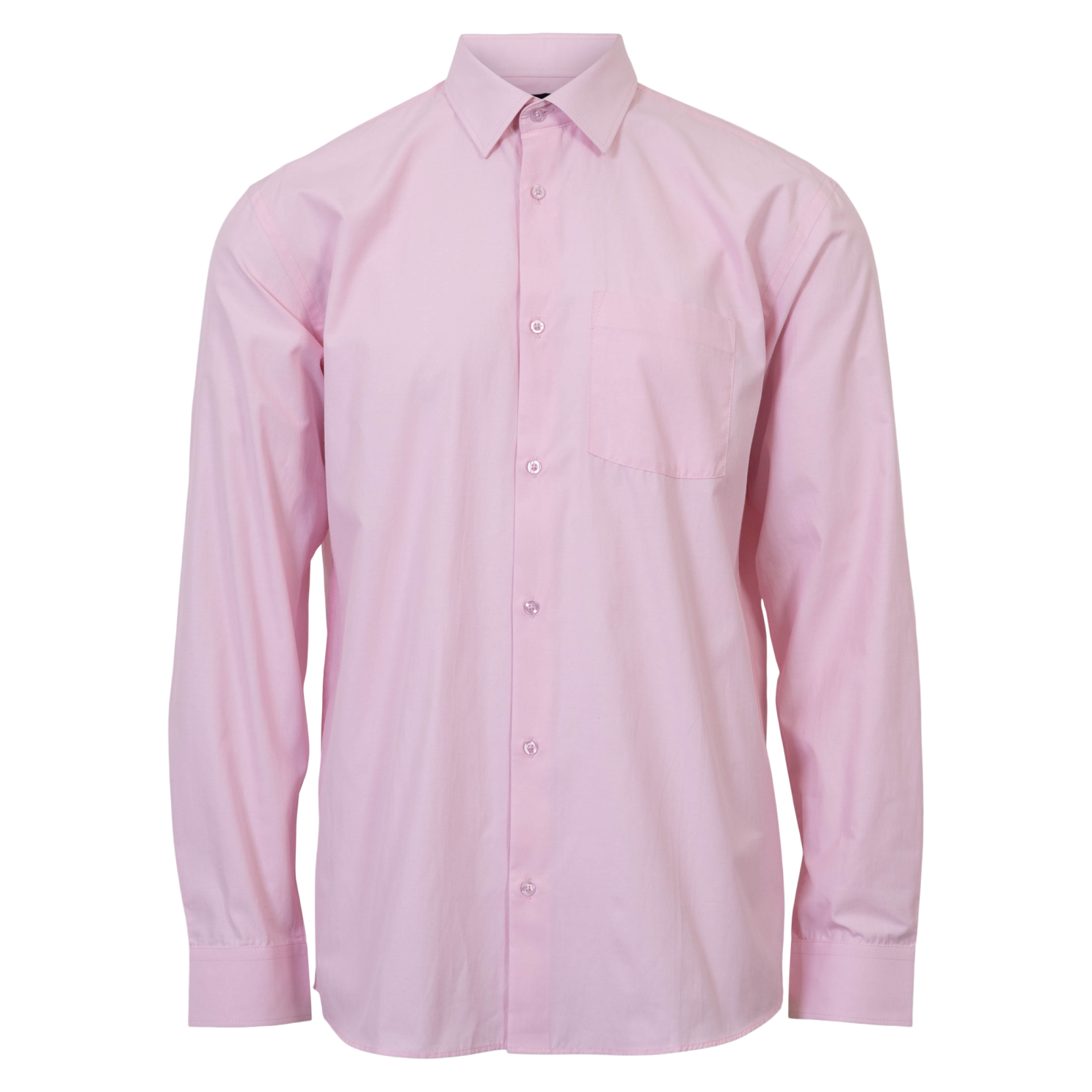 Carnét Jason Herre Skjorte Pink Tulle   i Store Plus Size Størrelser