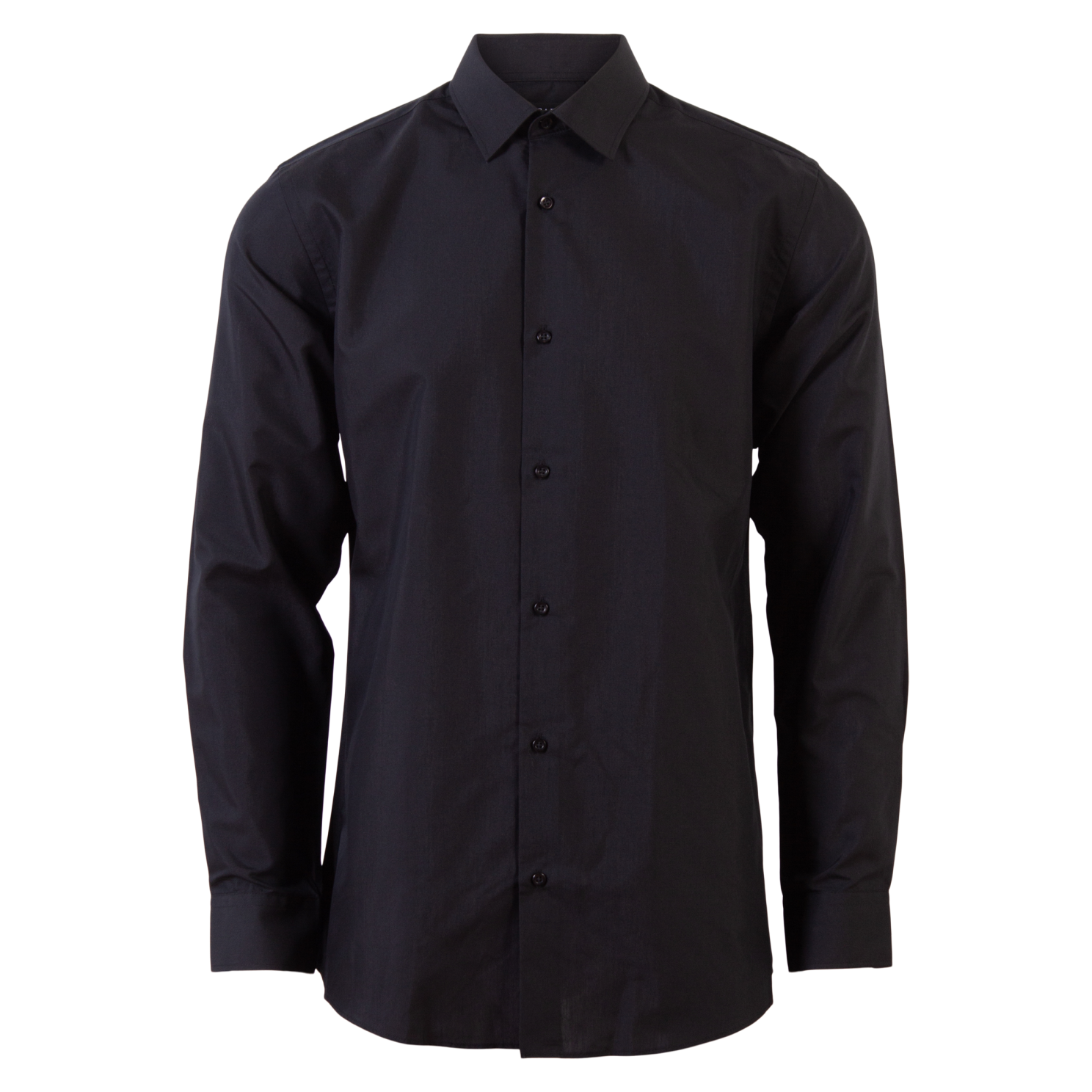 Carnét Jaxon Herre Skjorte Black    i Store Plus Size Størrelser