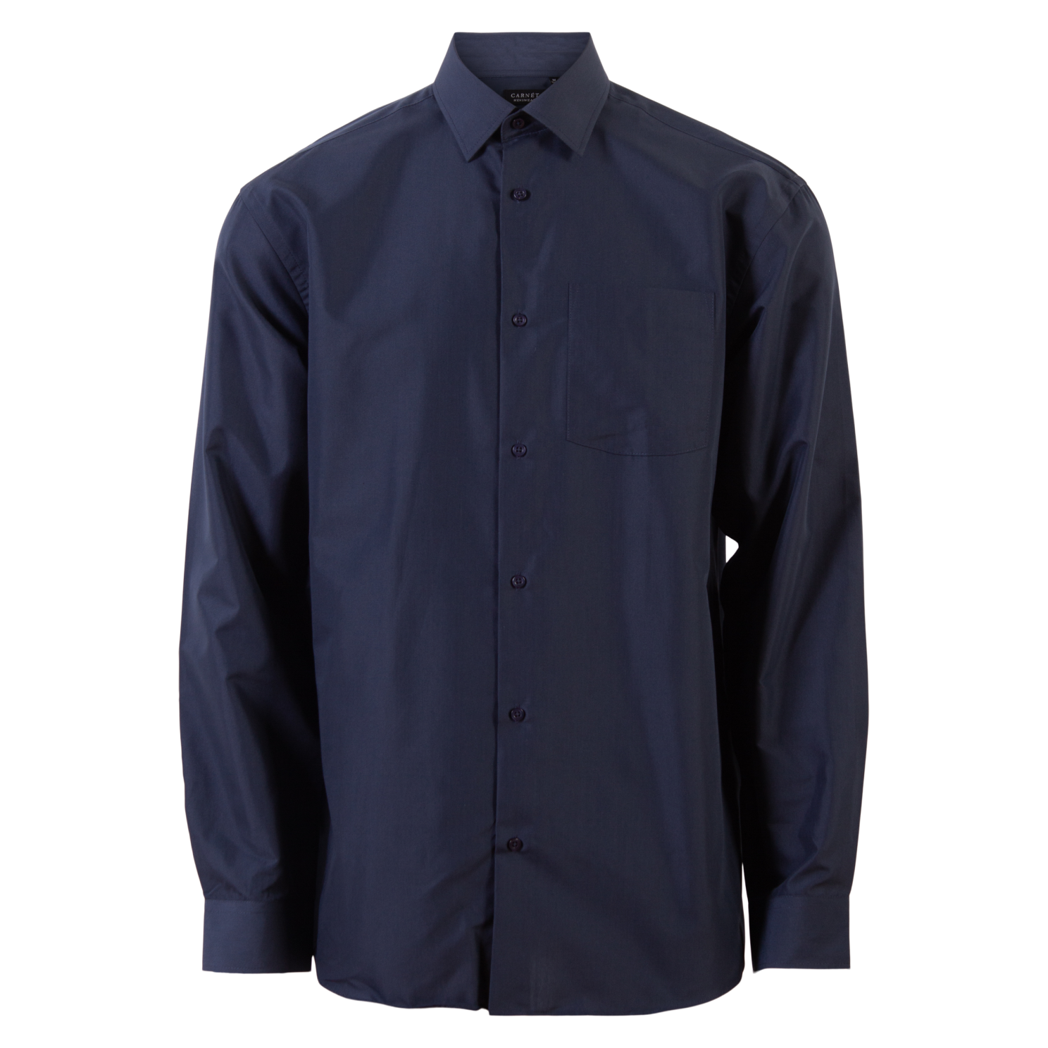 Carnét Jaxon Herreskjorte – Navy Plus Size Tilbud!