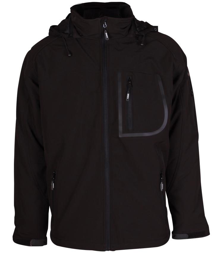 Carnét Oscar Herre Softshell Jakke – Sort Vintertilbud