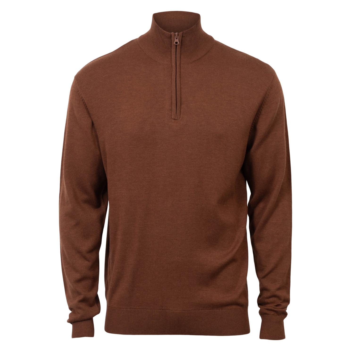 Carnét Stone Herre Cardigan - Burnt Clay Tilbud!