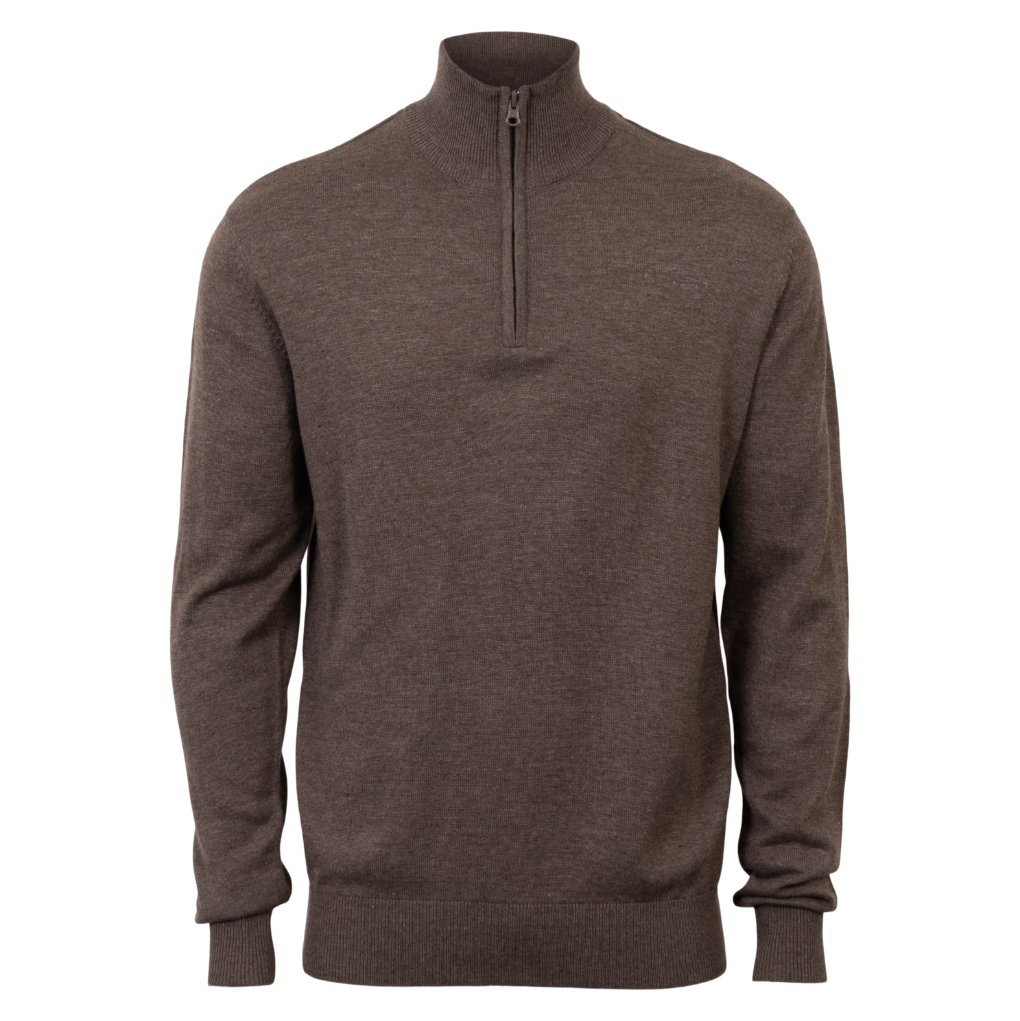 Carnét Stone Herre Cardigan – Mørkebrun Mix Tilbud