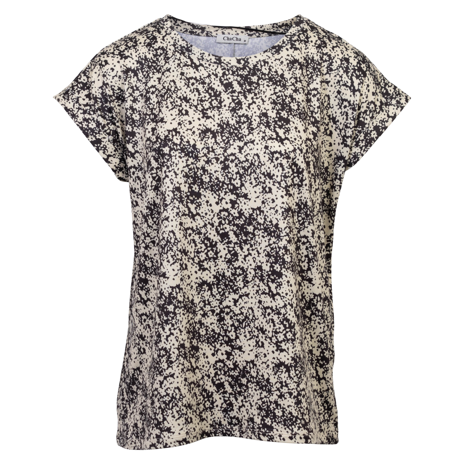 Chacha Plus Size T-shirt med Print – Stilfuldt Tilbud!