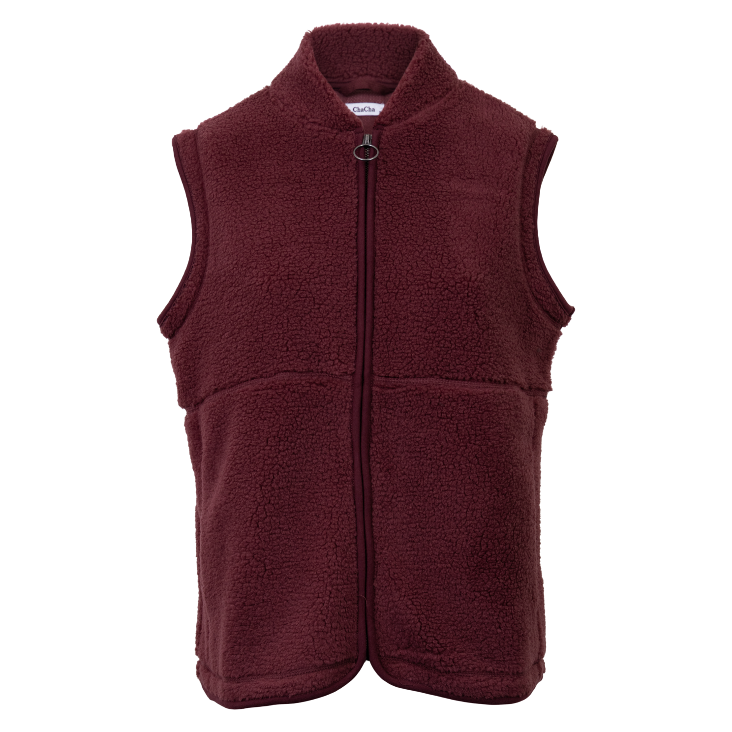 Chacha Onyx Dame Vest Bordeaux   i Store Plus Size Størrelser