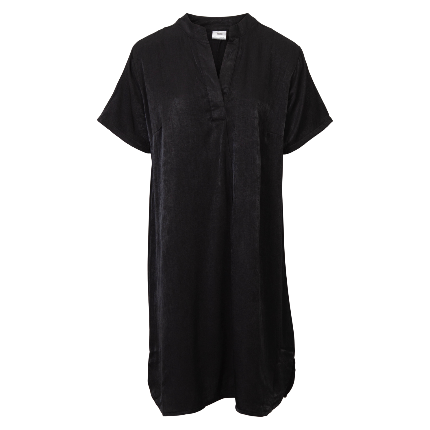 Elegant Sort Plus Size Kjole til Fest og Hverdag