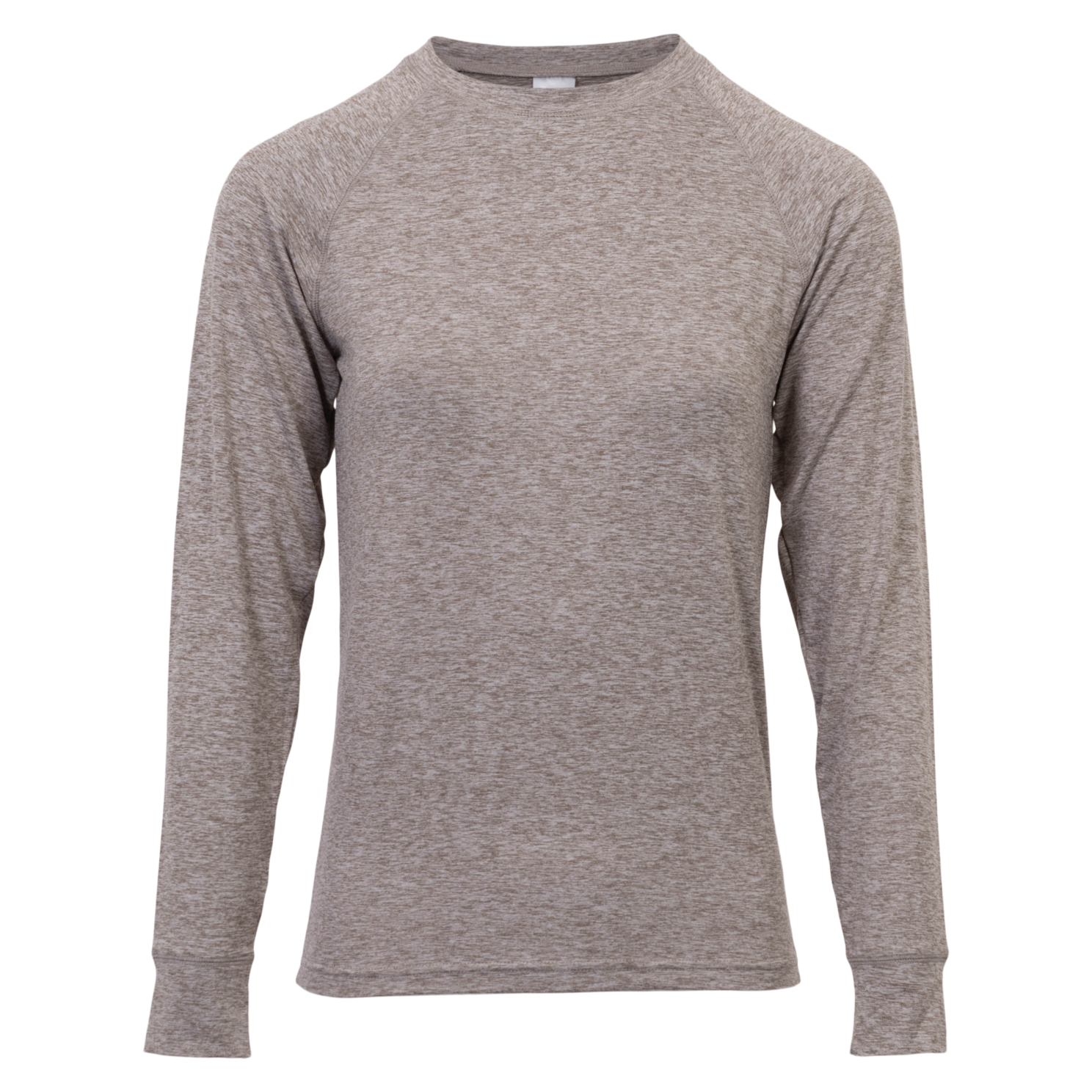 Beige Melange Skiundertrøje til Dame – Komfort på Pisten
