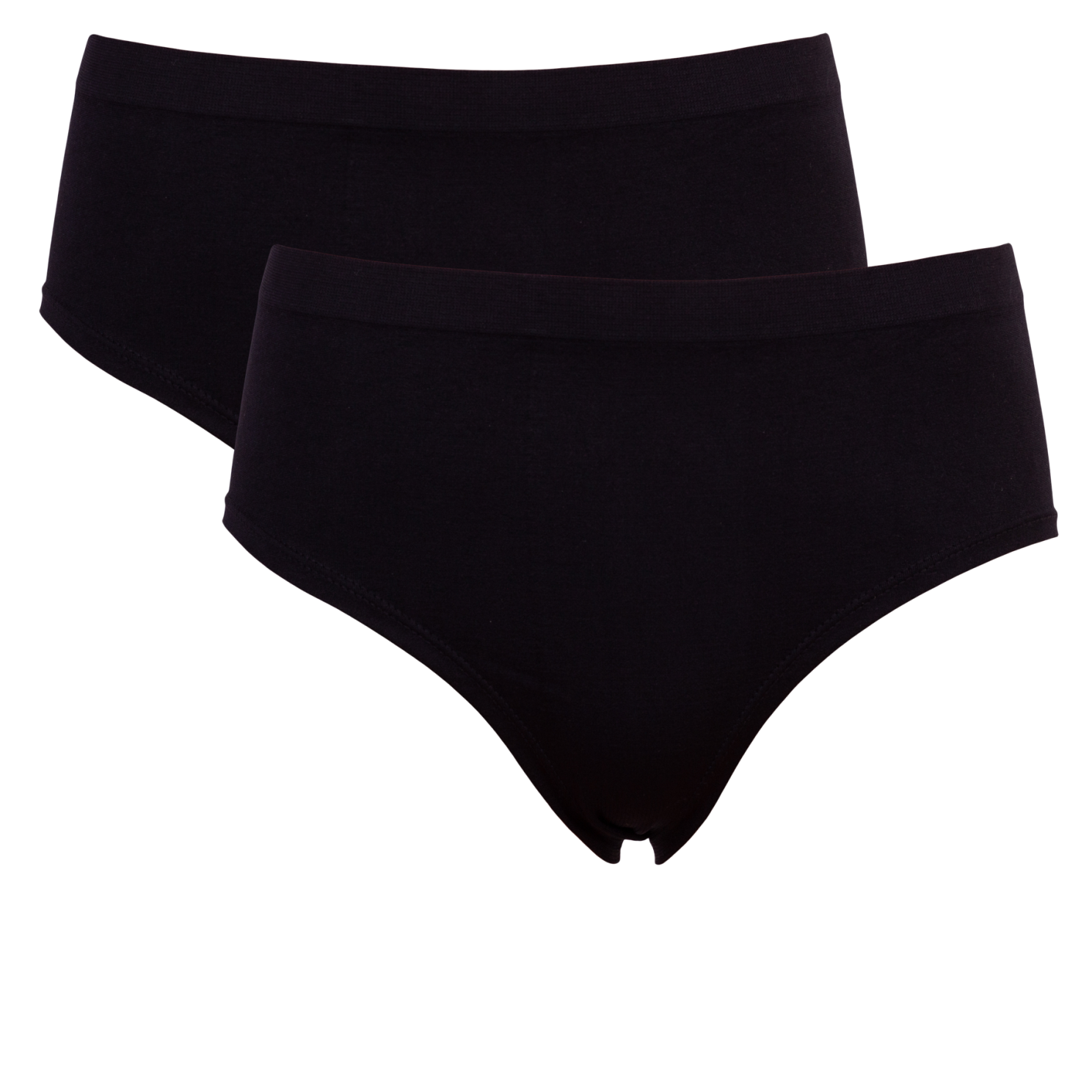 Crossbow Seamless Dame Trusser - 2-pak, Sort Komfort