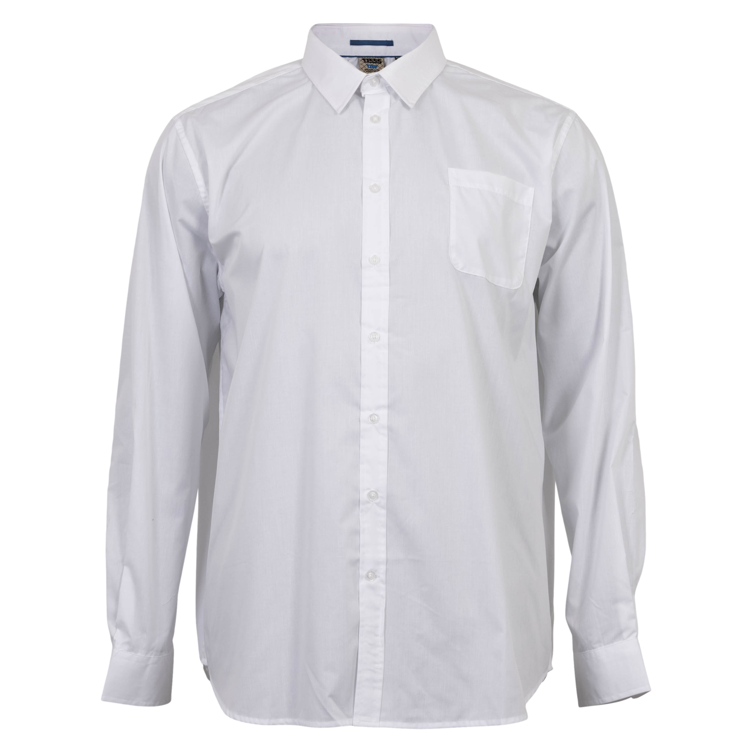 Elegant Hvid Plus Size Herreskjorte - Stil og Komfort
