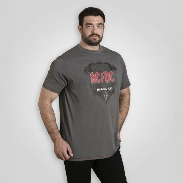 D555 Clydebank Herre T-shirt – Charcoal Marl Udsalg