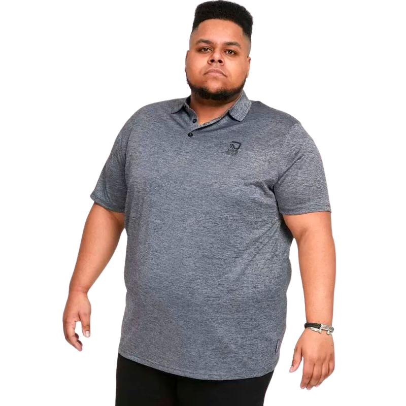 D5555 Hatford Herre Polo i Plus Size – Charcoal Tilbud!