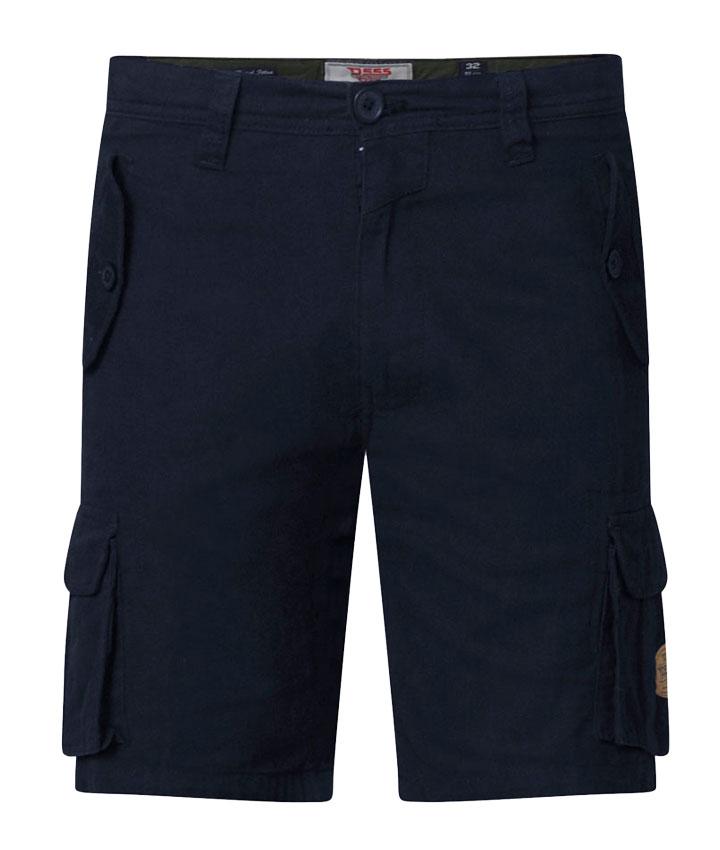 D5555 Plus Size Camouflage Shorts til Mænd - Navy Stil!