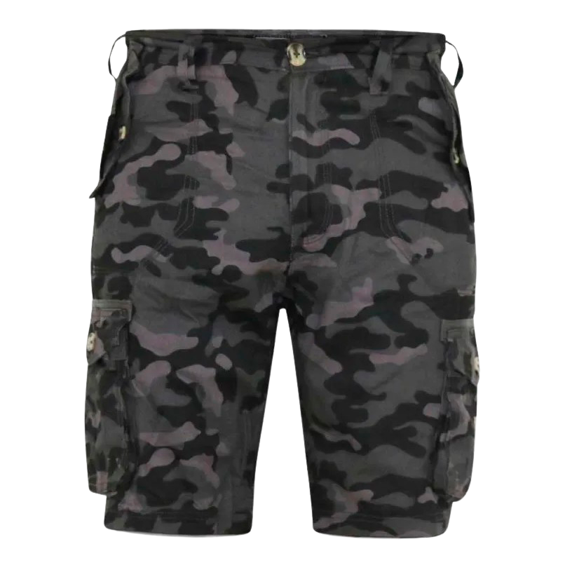 D5555 Zavier Cargo Shorts til Mænd – Sort Camo Tilbud!