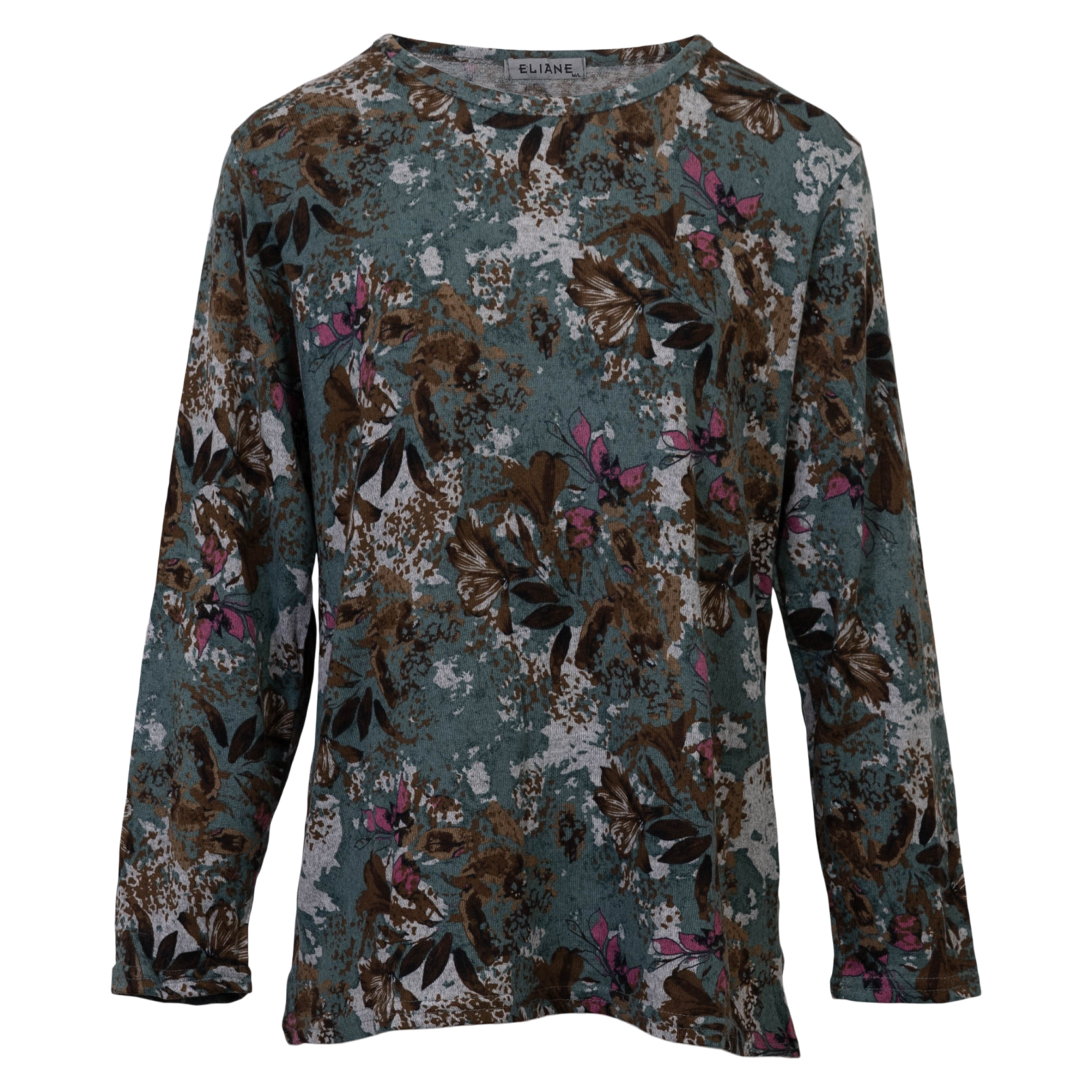 Dame Bluse Grøn     i Store Plus Size Størrelser