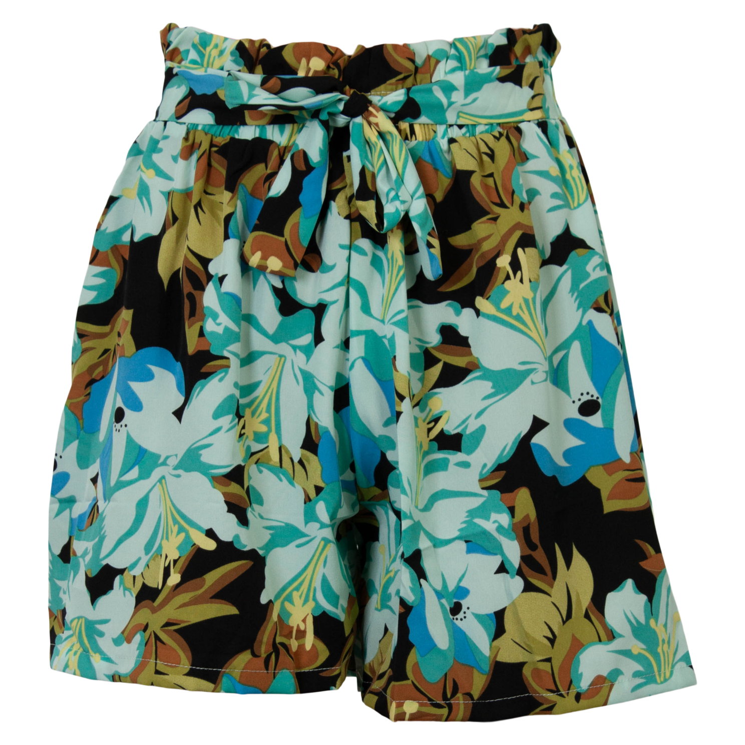 Dame Shorts Blå i Store Plus Size Størrelser