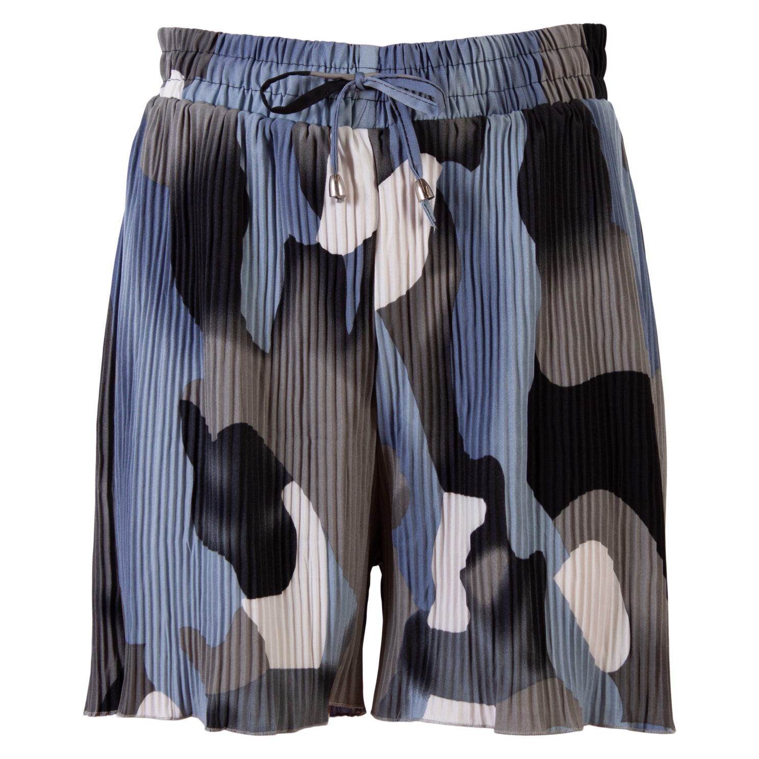 Dame Shorts Blå     i Store Plus Size Størrelser