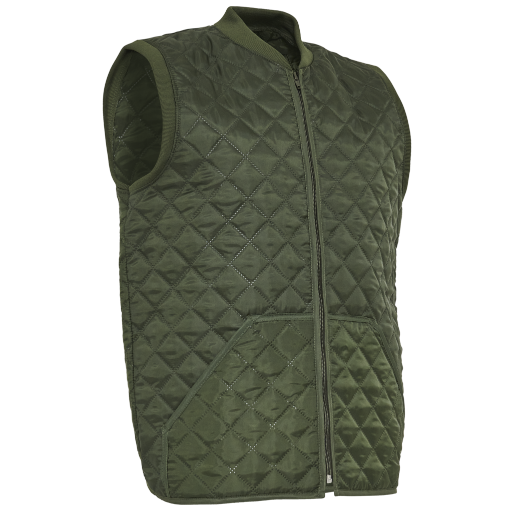 Elka Unisex Vest i Oliven – Plus Size Tilbud!