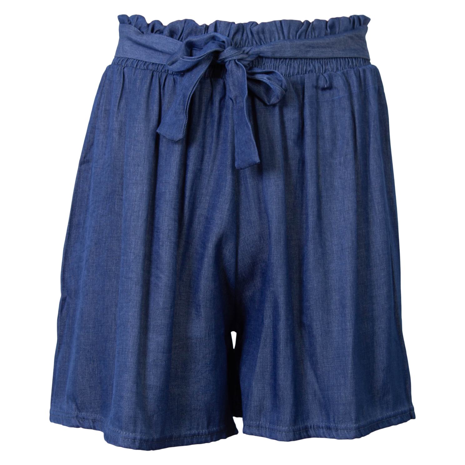 Fashion Dame Shorts Dark Blue Denim     i Store Plus Size Størrelser