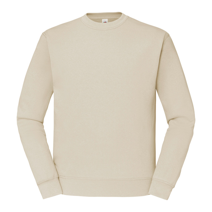 Fruit   The Loom Unisex Sweatshirt Natural    i Store Plus Size Størrelser