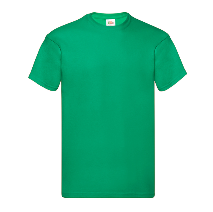 Fruit   The Loom Unisex  -shirt Kelly Green    i Store Plus Size Størrelser