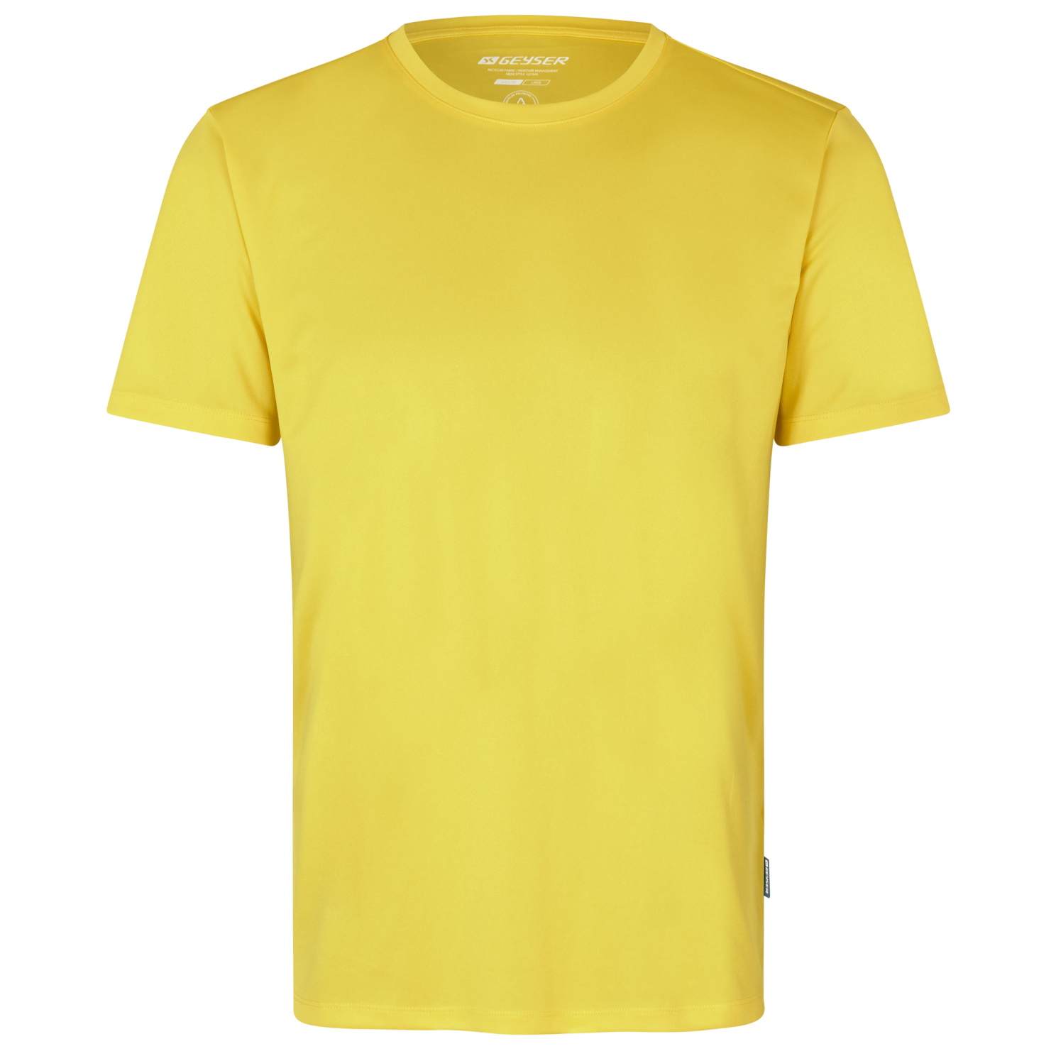 Geyser Essential Trænings T-shirt til Herre – Gul Plus Size