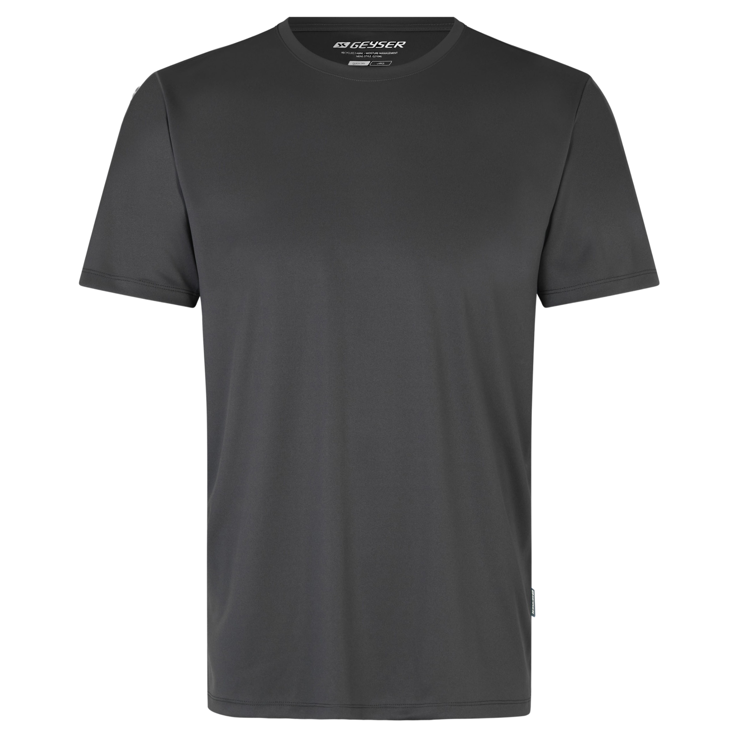 Geyser Essential Herre Trænings T-shirt – Koksgrå Tilbud