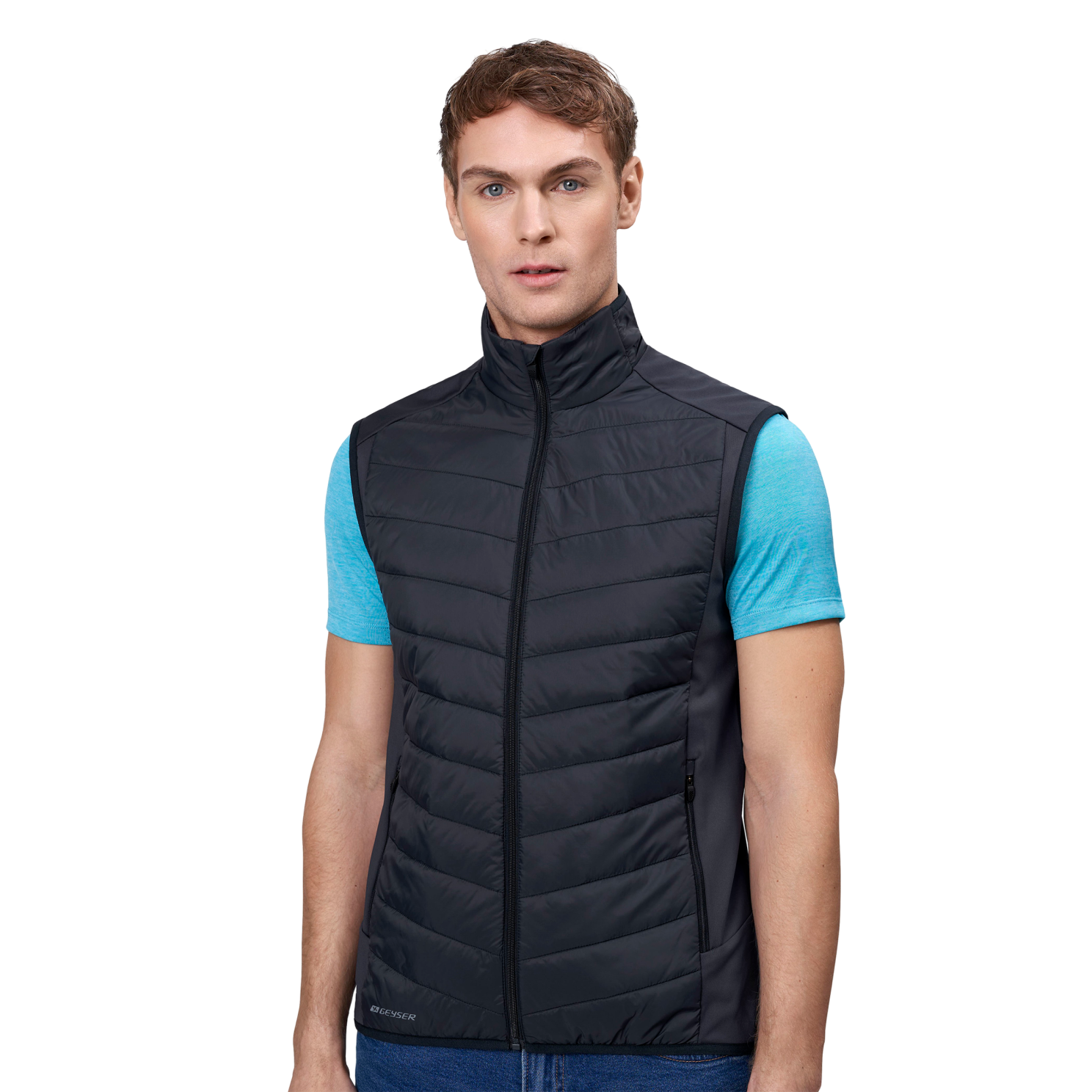Geyser Hybrid Vintervest til Mænd – Stilfuld Navy Model