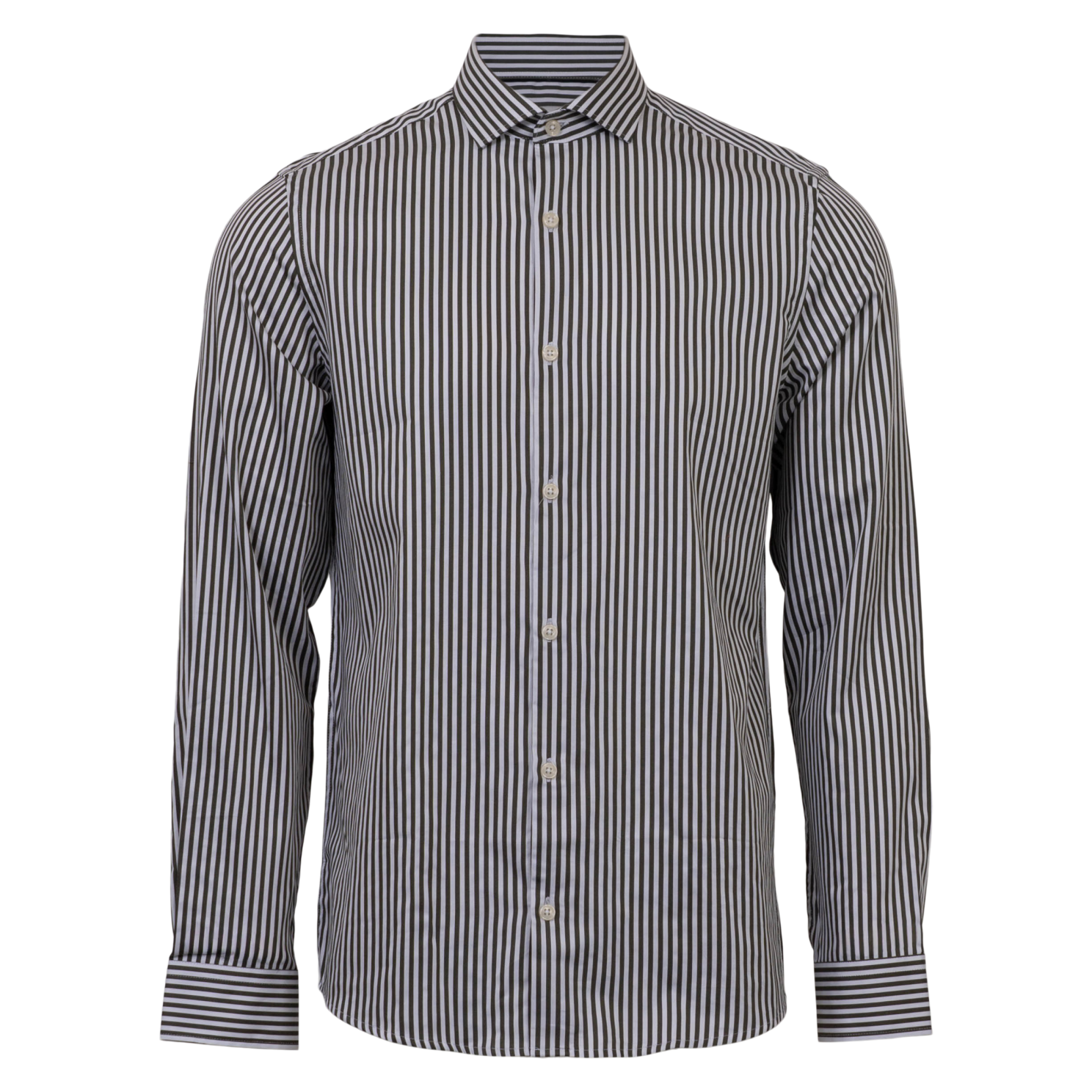 Gnious Curtis Herre Skjorte Deep Olive   i Store Plus Size Størrelser