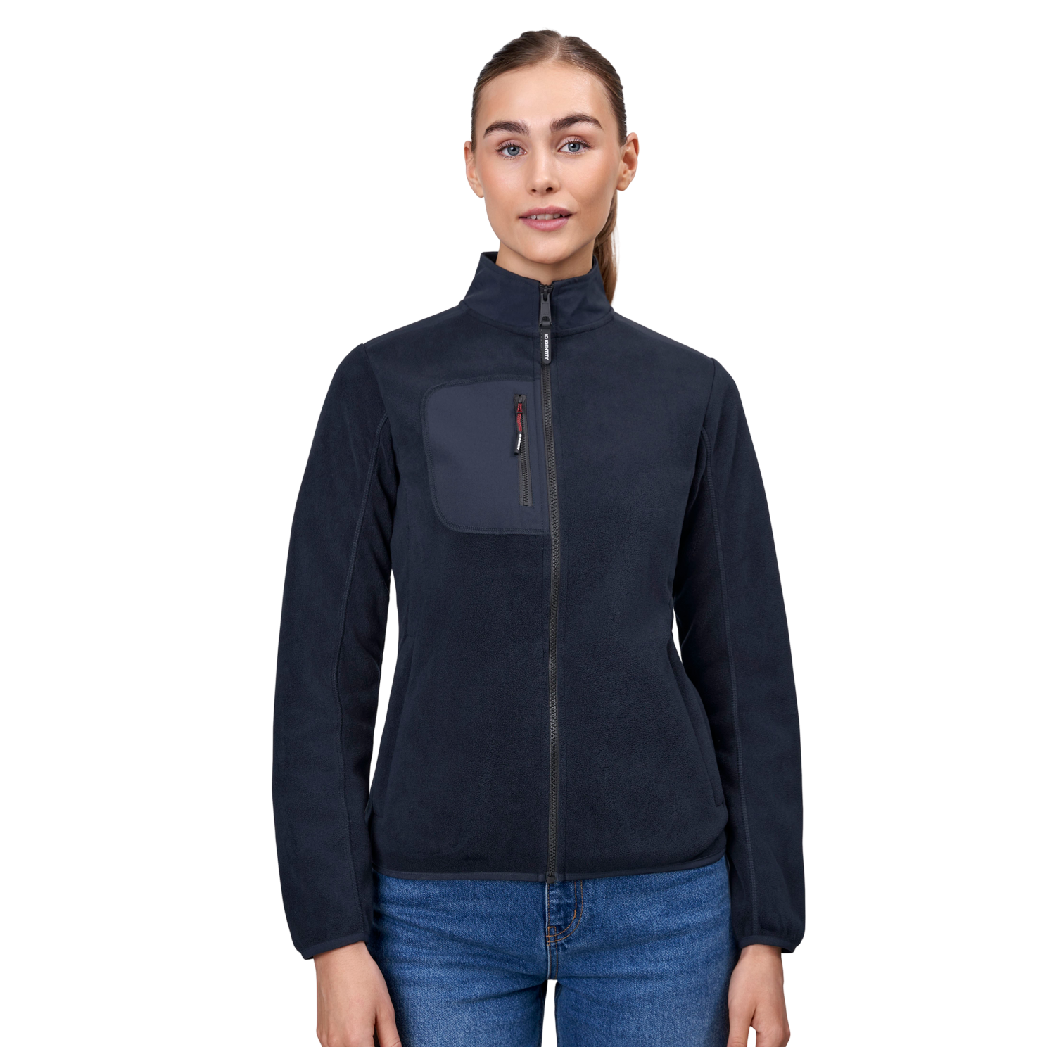 Kvalitets Plus Size Fleecejakke til Dame - Udsalg!