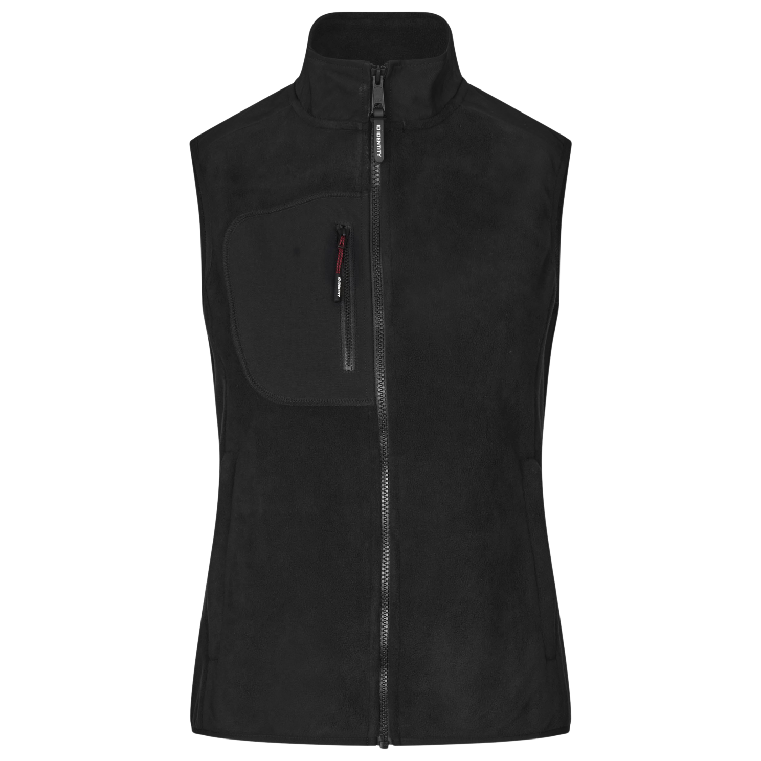 Bondet Fleece Vest til Dame i Sort – Plus Size Tilbud!