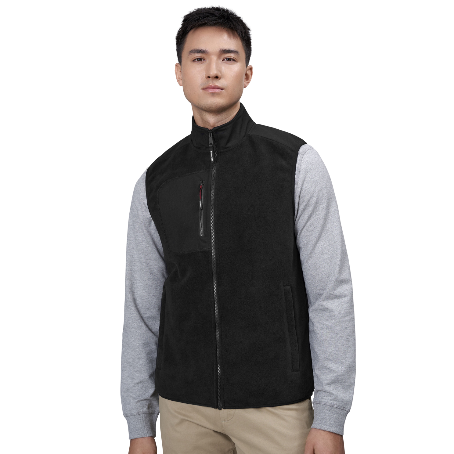 Elegant Bondet Fleece Vest til Mænd – Komfortabel Stil