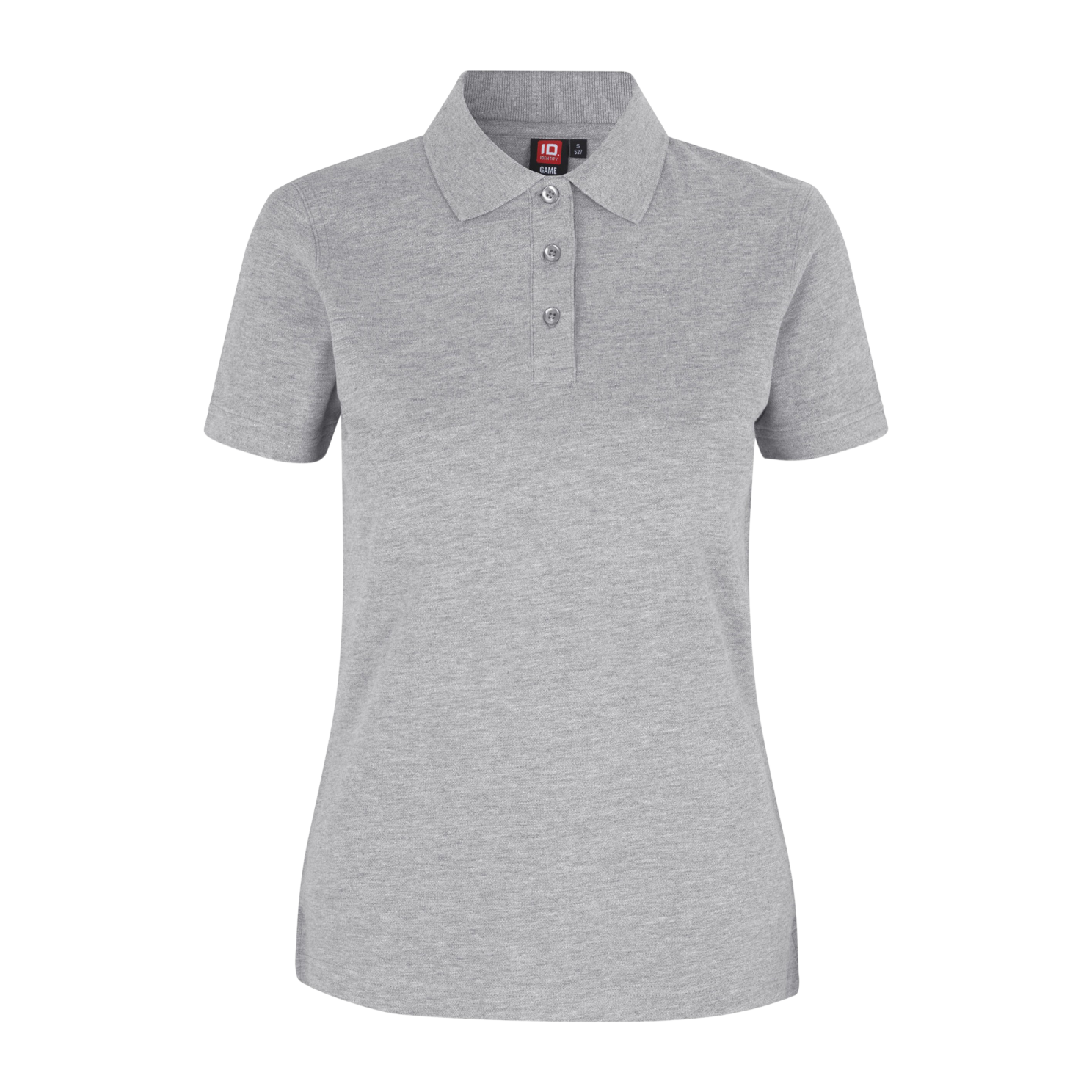 Plus Size Dame Polo i Grå Melange – Fantastisk Tilbud!