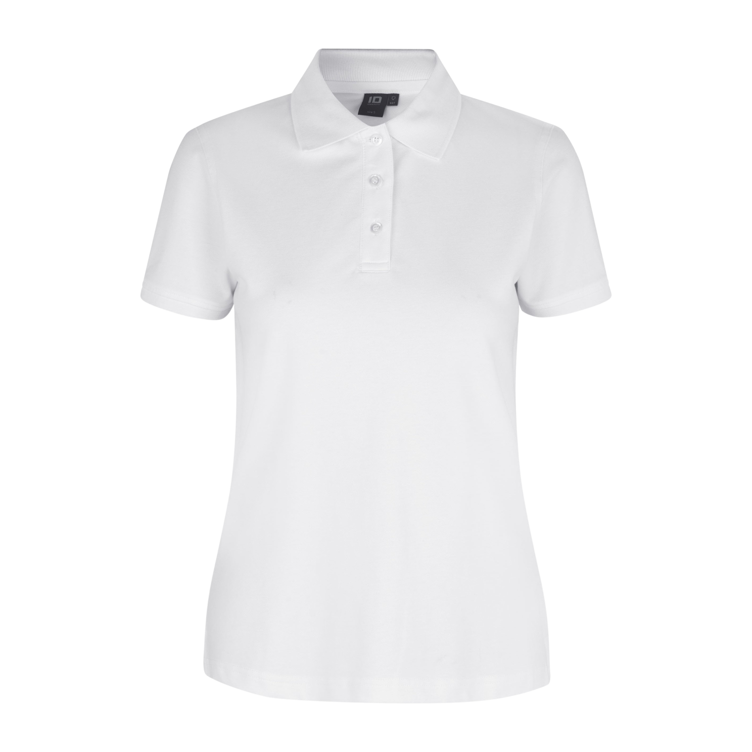 Klassisk Hvid Plus Size Dame Polo - Elegant og Stilfuld!