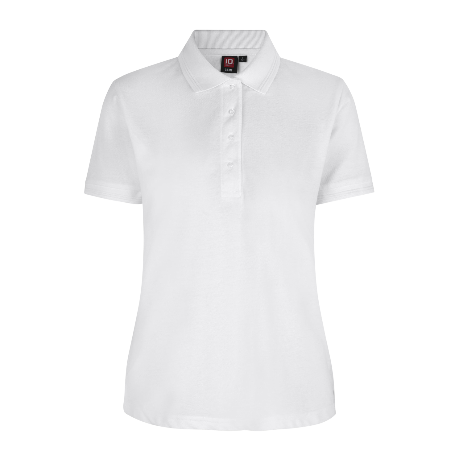Klassisk Hvid Plus Size Dame Polo - Stil og Komfort til Alle Anledninger