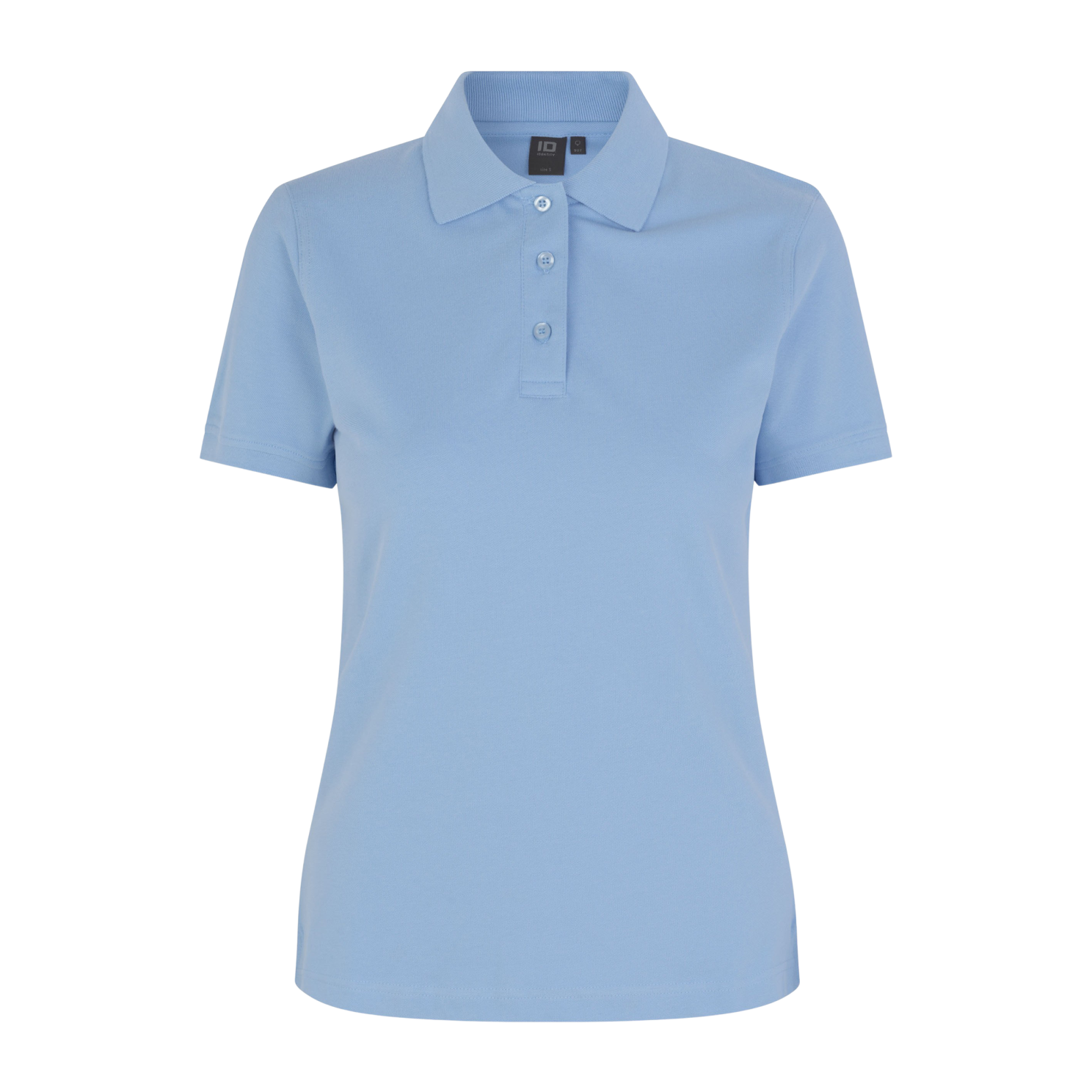 Lyseblå Poloshirt til Dame – Klassisk Stil Tilbud!