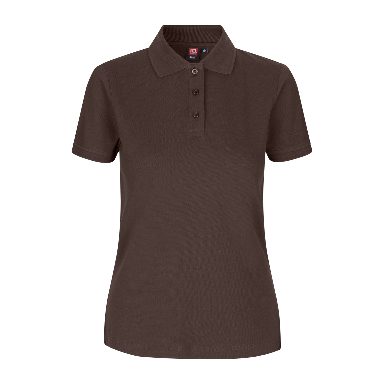 Stilfuld Plus Size Poloshirt i Mocca – Perfekt til Fest!