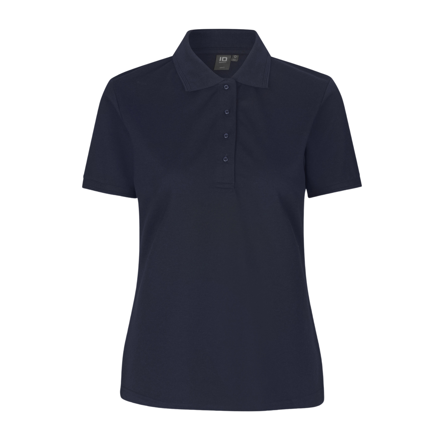 Klassisk Navy Dame Polo - Plus Size Tilbud!