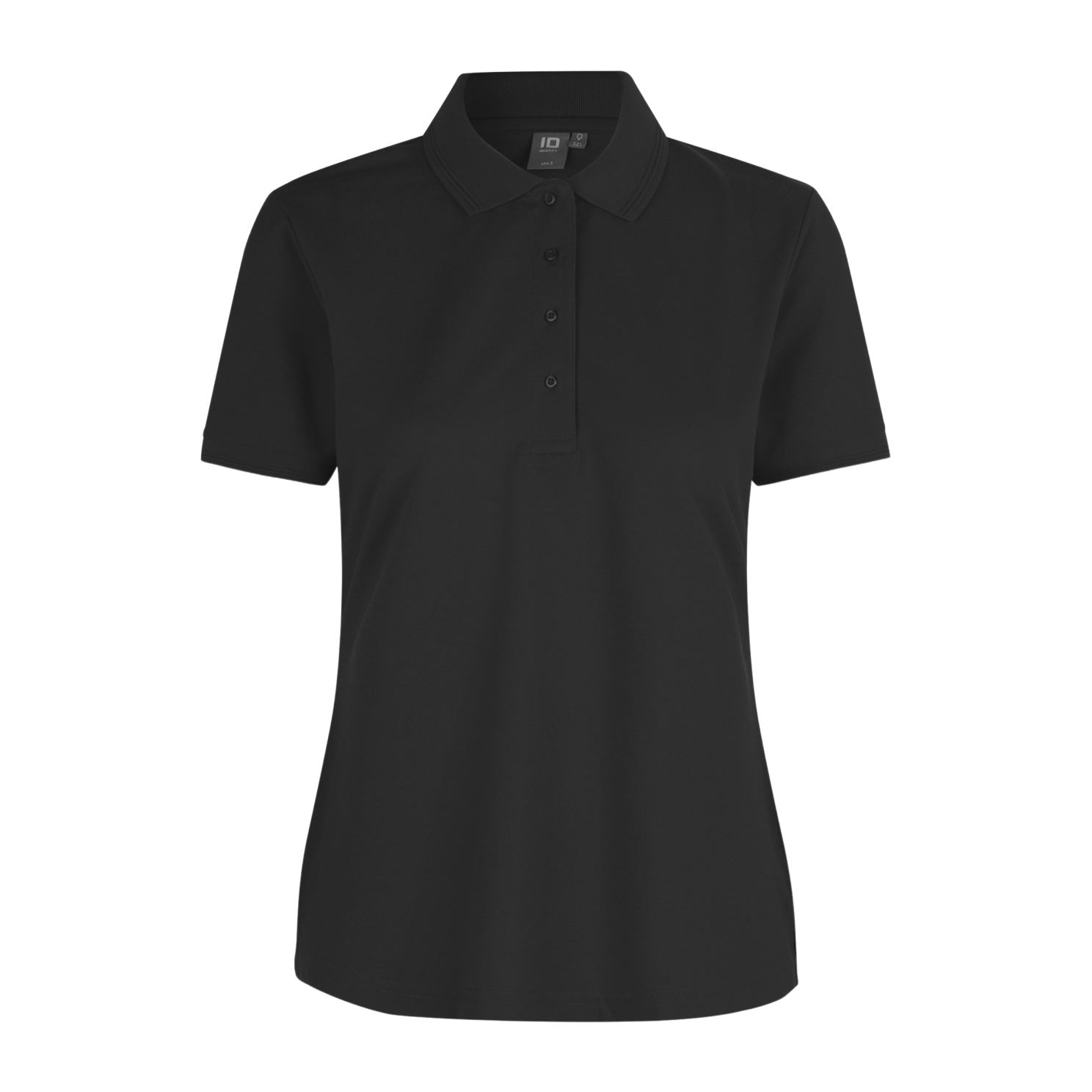 Klassisk Sort Dame Polo – Plus Size Tilbud!