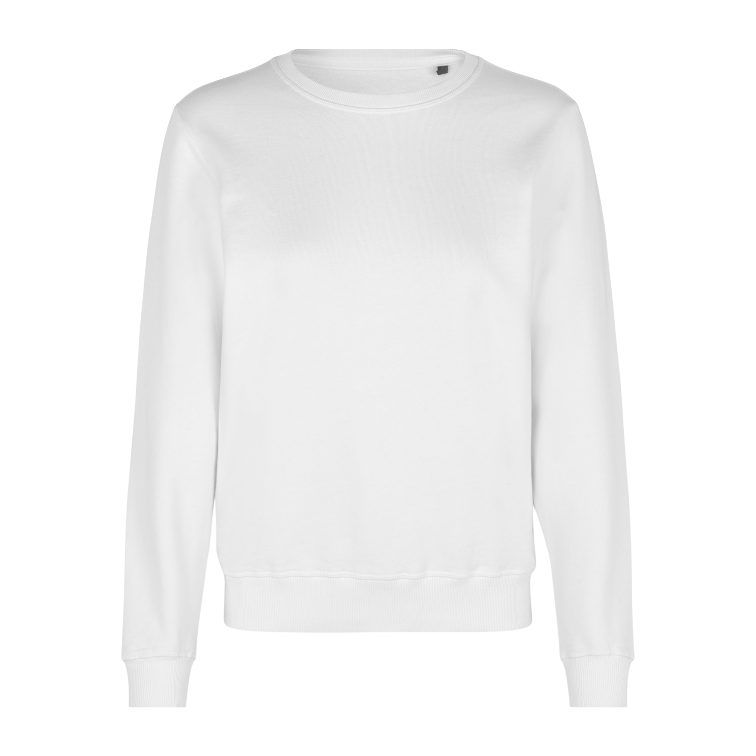 Økologisk Hvid Sweatshirt til Plus Size – Komfort og Stil